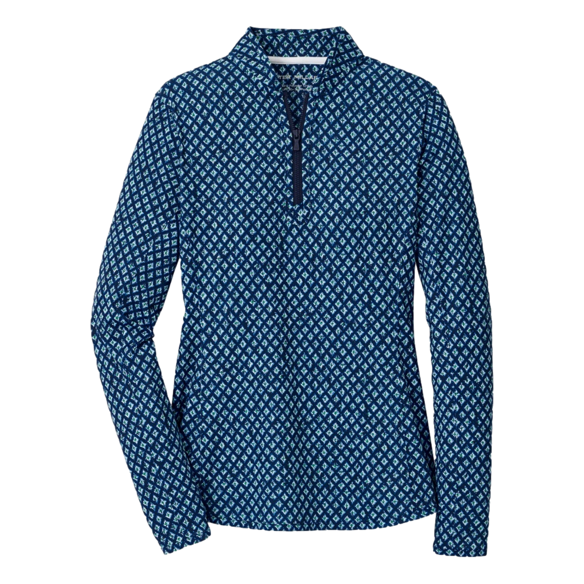 Women's Ocean Ikat Lightweight Quarter Zip