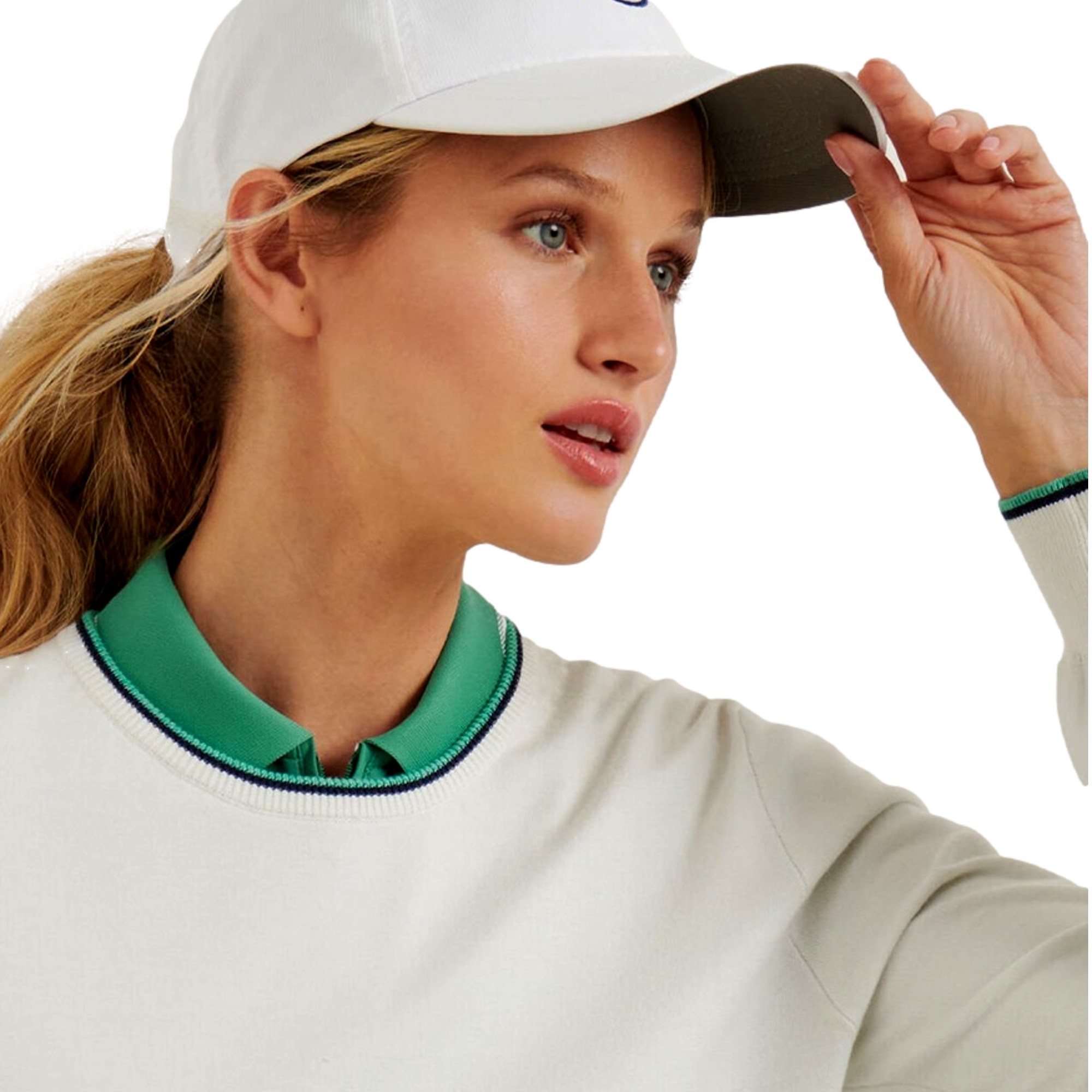 Coolspun Cotton Crewneck Women's Long Sleeve Golf Shirt