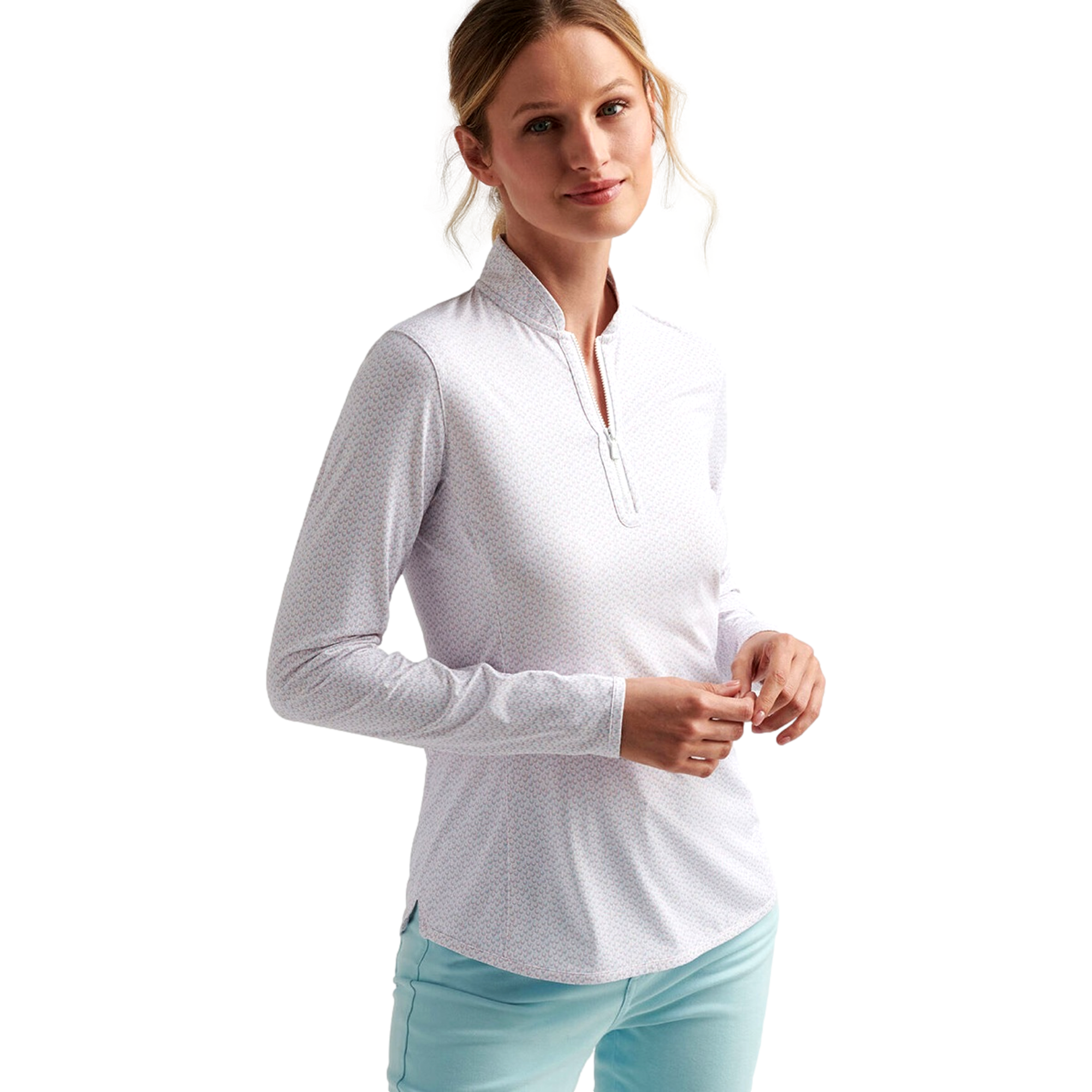 Sangria Lightweight Quarter Zip Sun Shirt