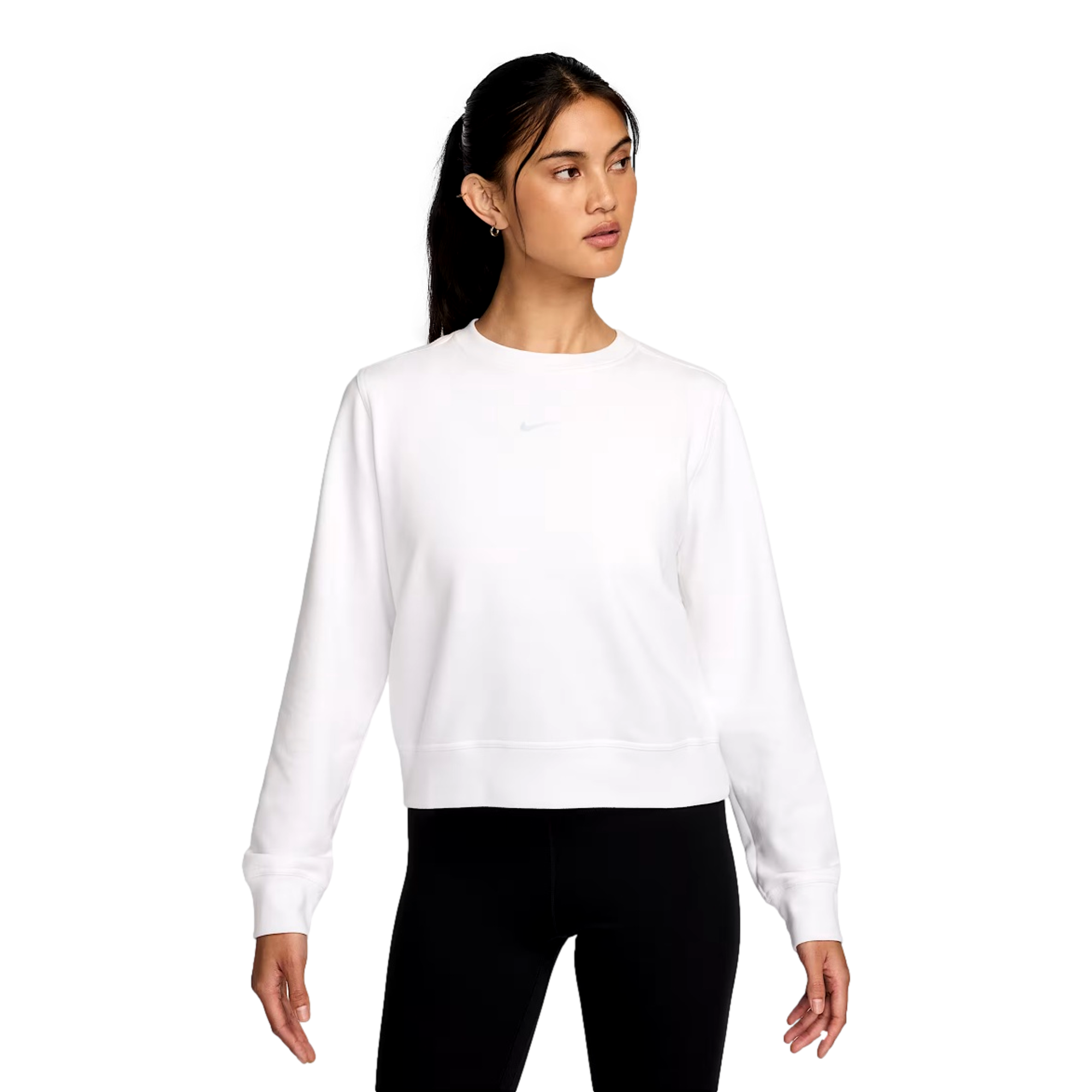 One Dri-FIT Women's French Terry Crewneck Sweatshirt
