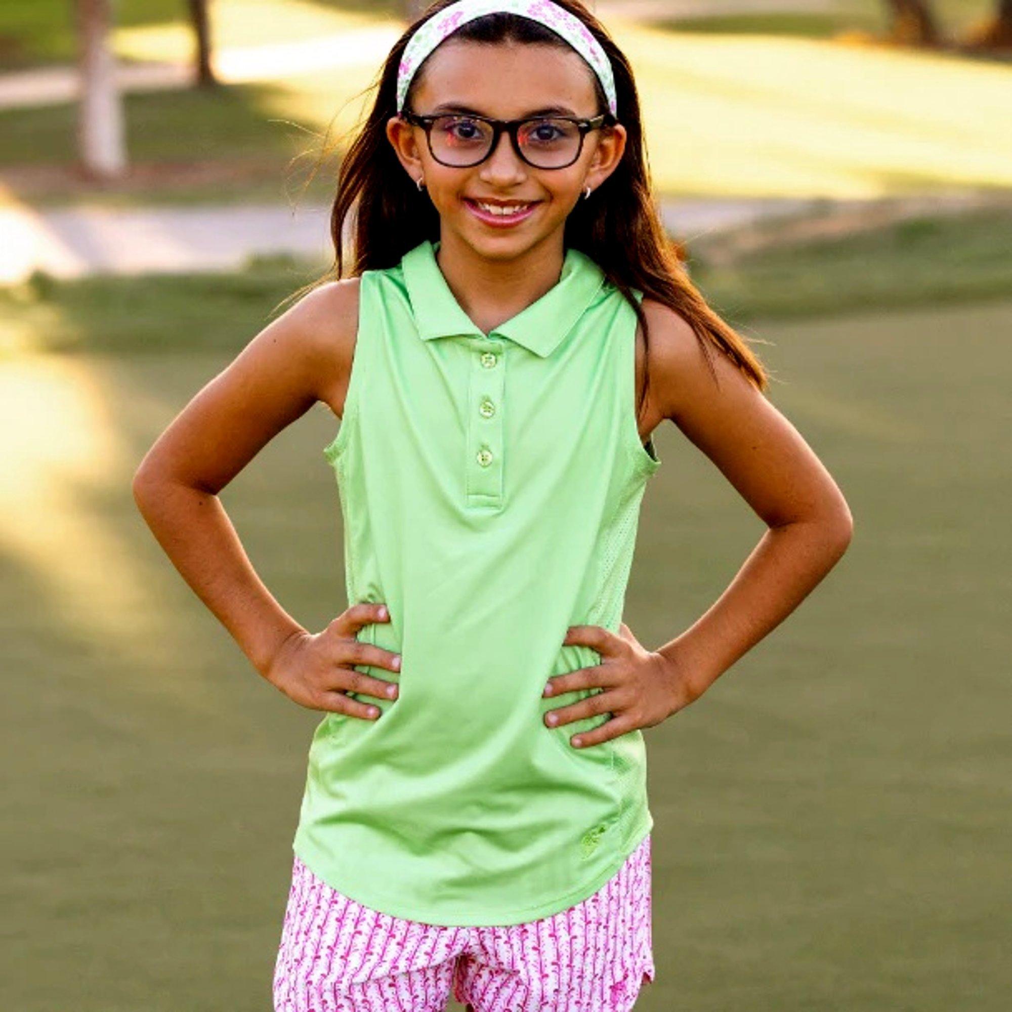 Girls Elsie Sleeveless Polo