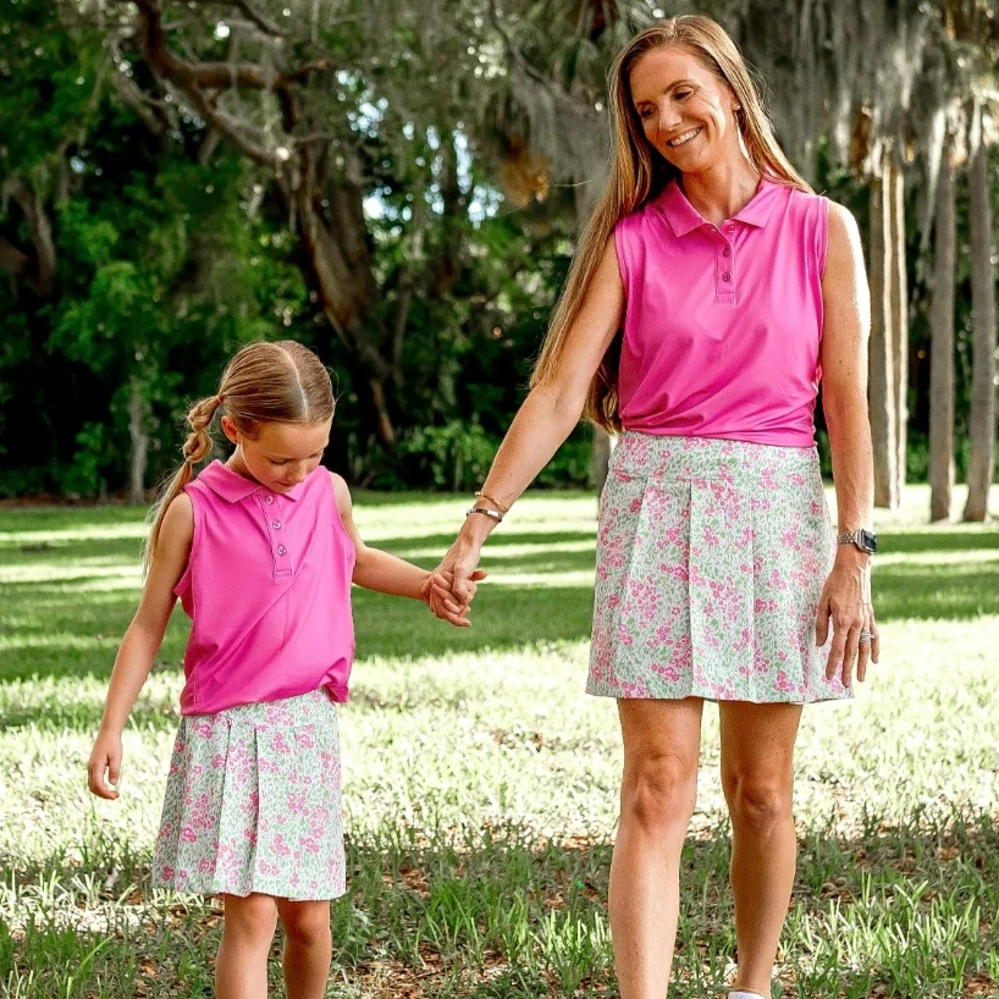 Girls Betty Woven Floral Skort