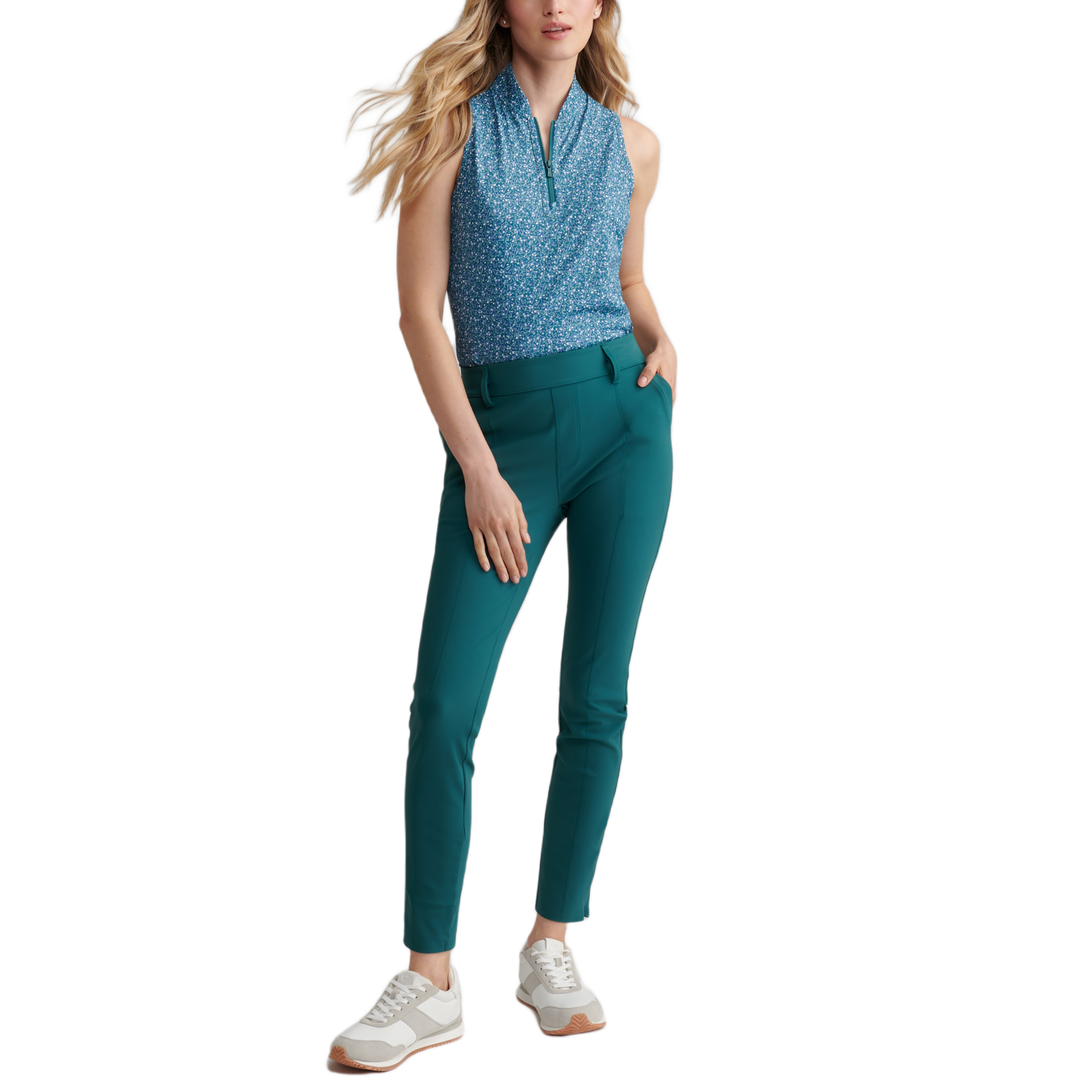Bingham Women's High Stretch Bonded Ankle 27" Golf Pant