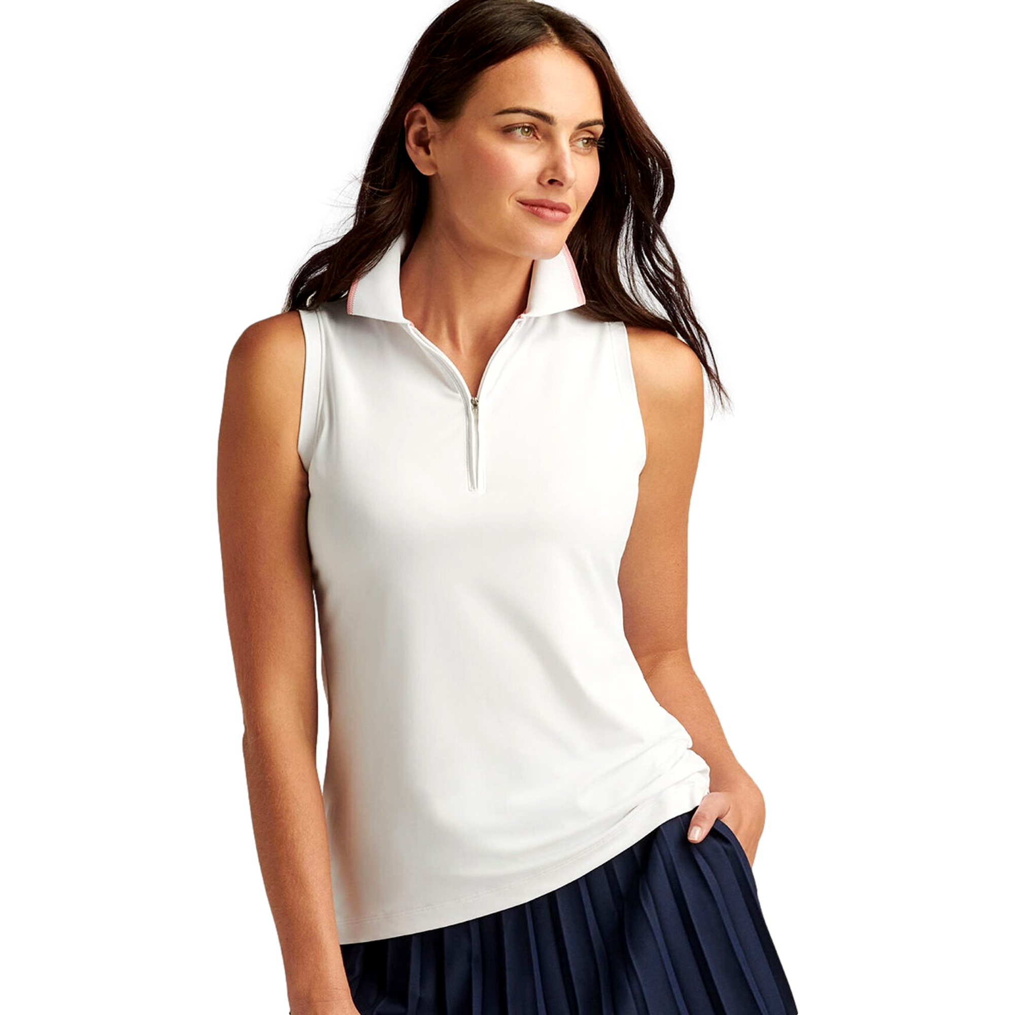Chrisse Sleeveless Polo