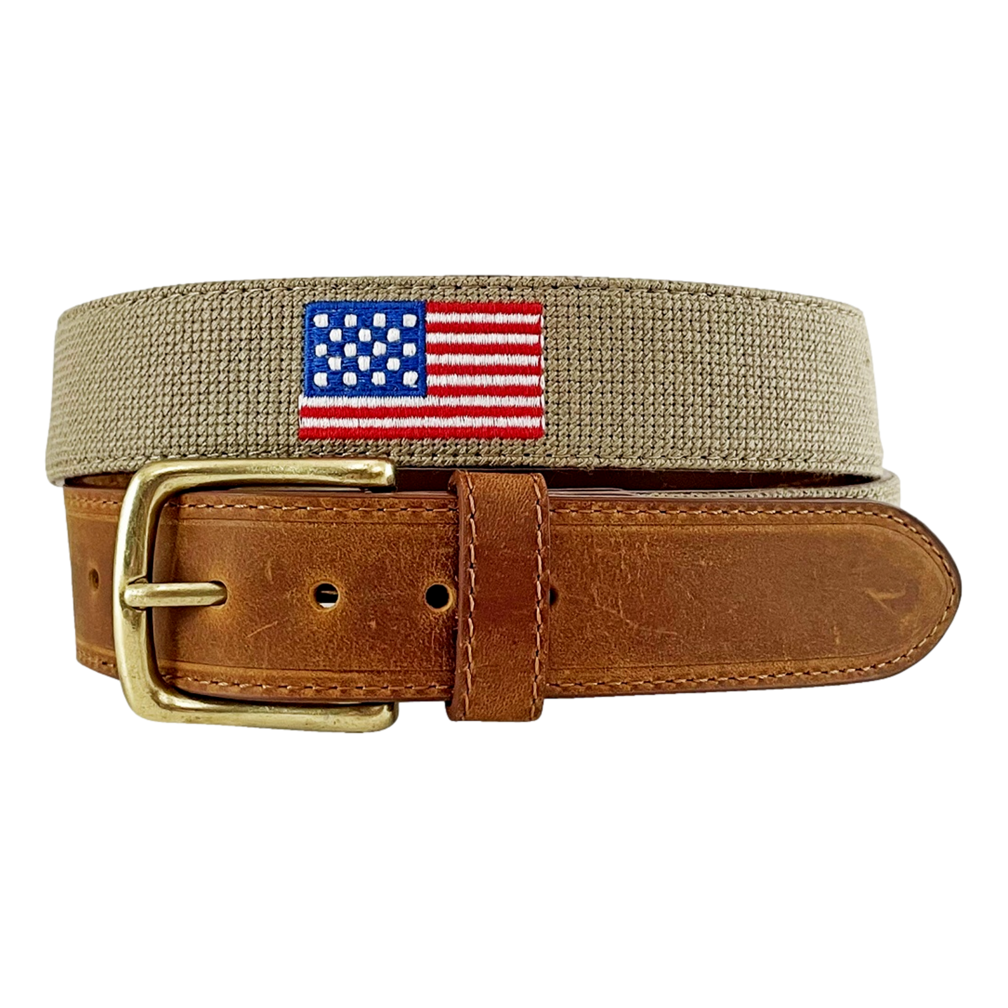 Flag Men's Golf Belt
