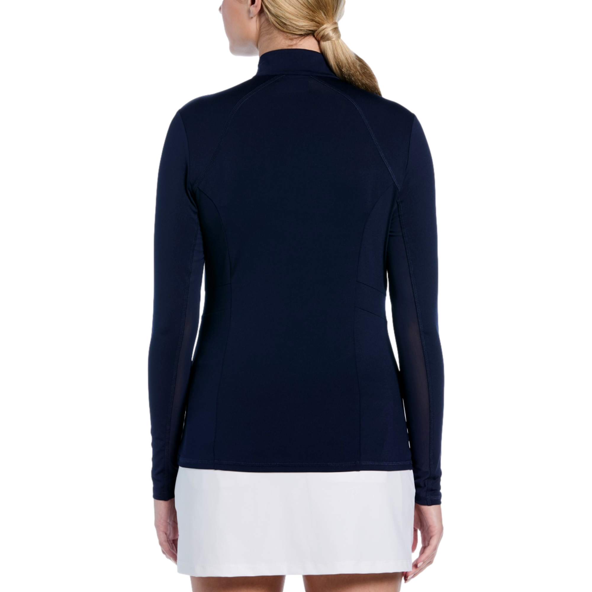 Women's Solid Sun Protection Quarter Zip