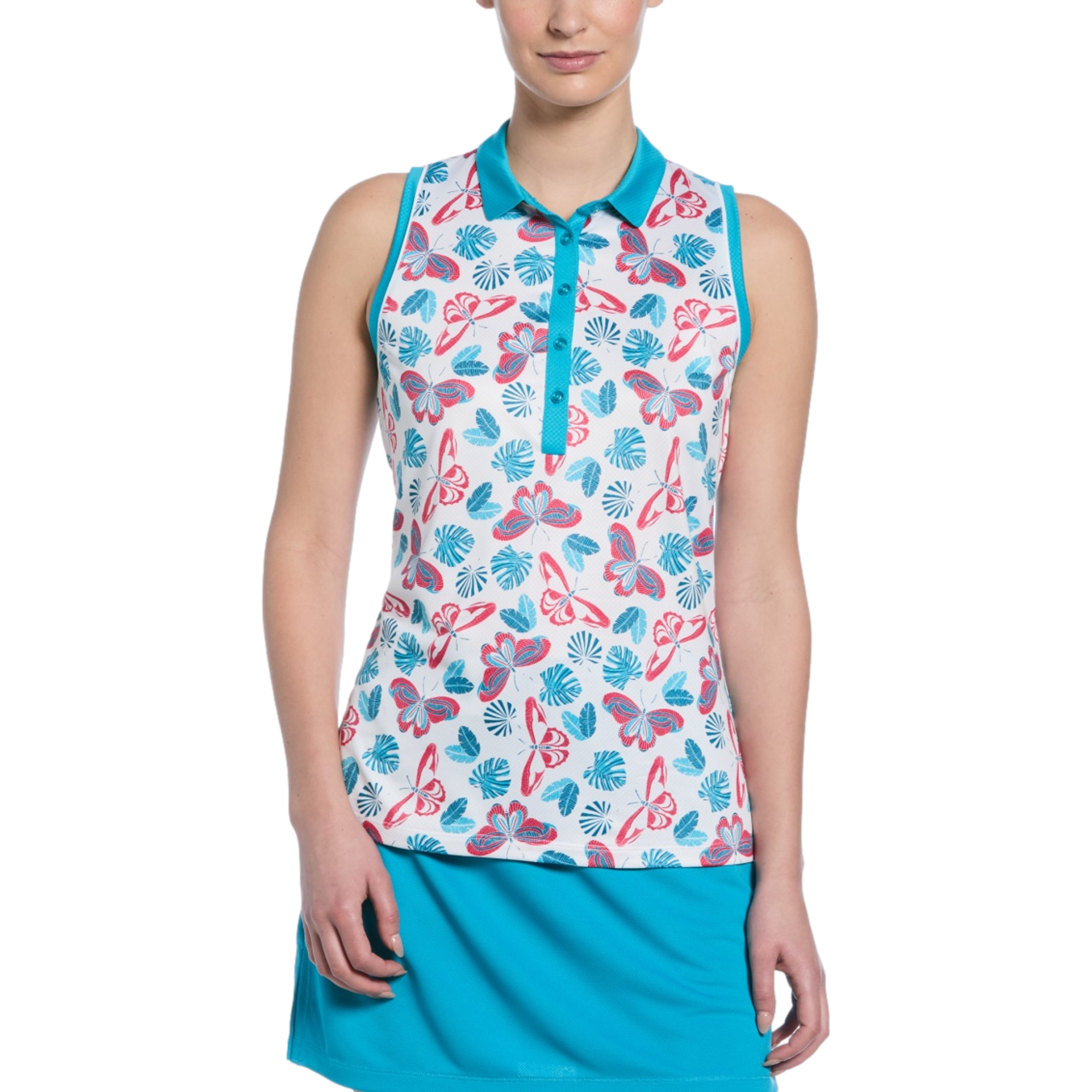 Butterfly Women's Sleeveless Golf Shirt