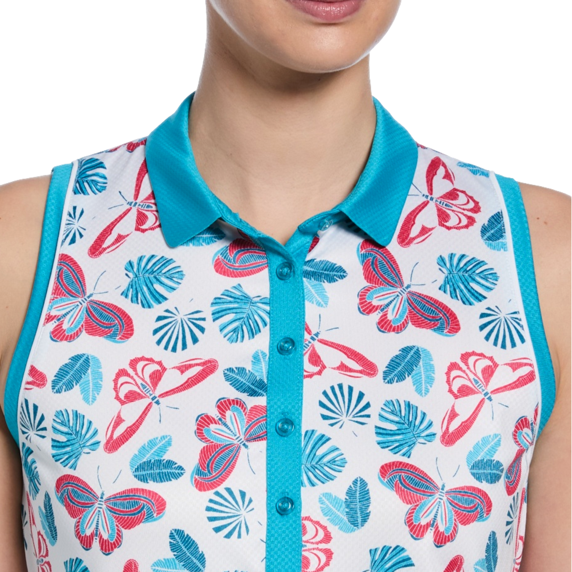 Butterfly Women's Sleeveless Golf Shirt