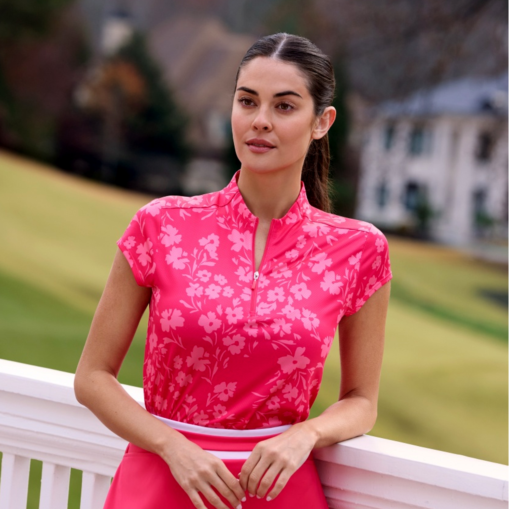 Women's Summer Floral Short Sleeve Top