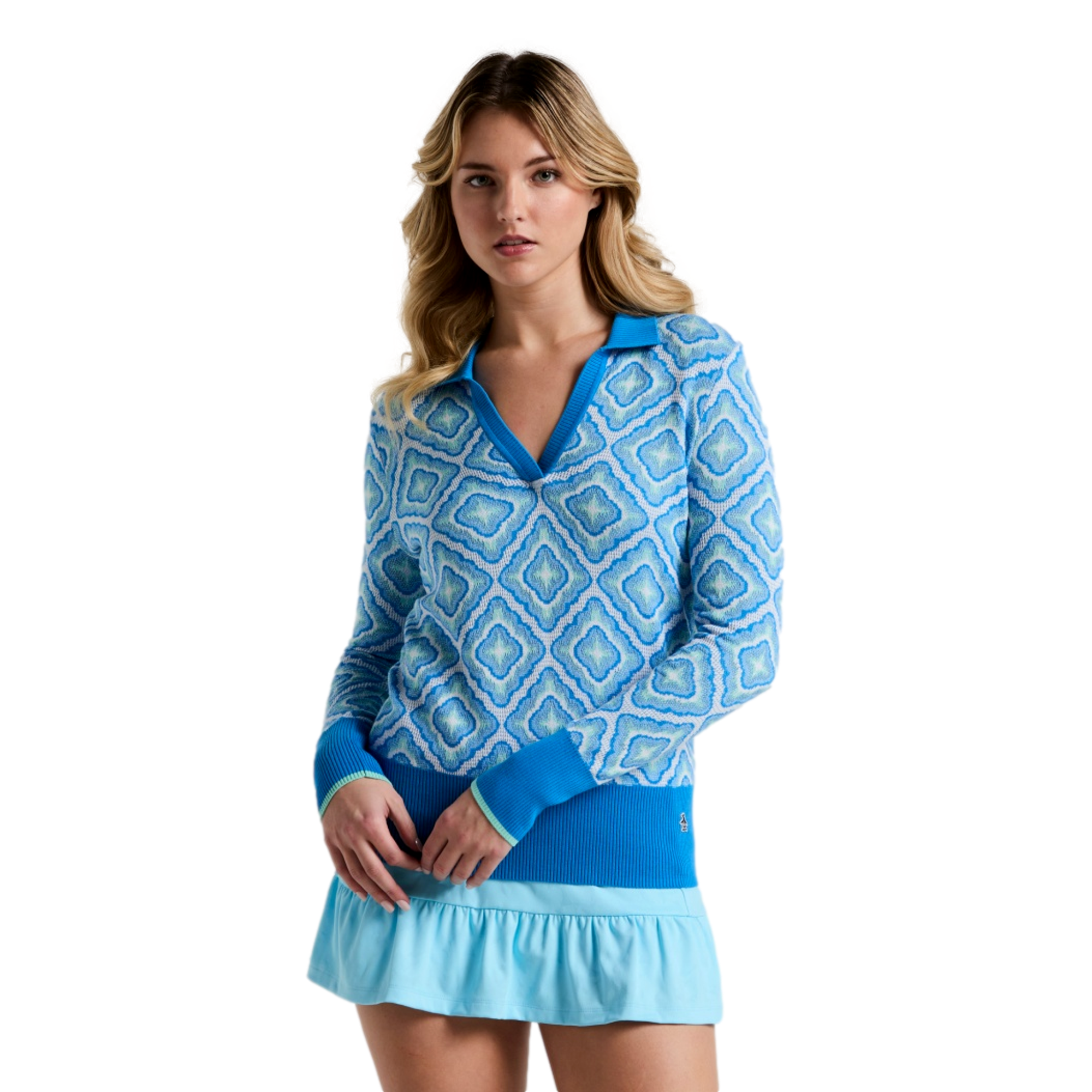 Women's Lattice Jacquard Sweater