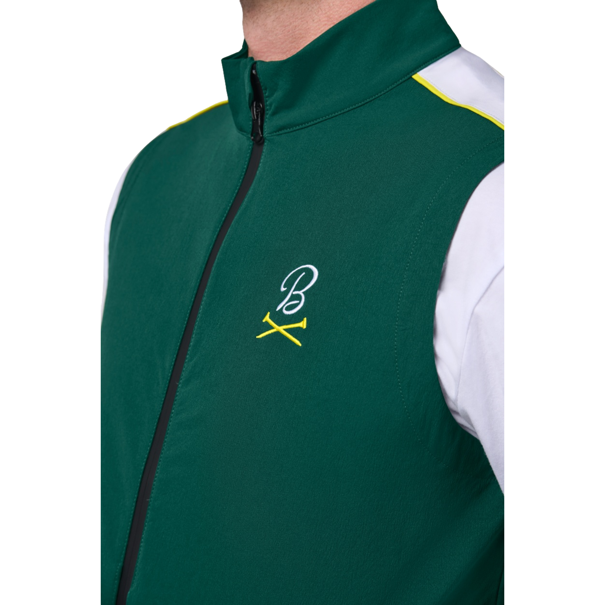 Barstool Quarter Zip Nylon Men's Golf Vest