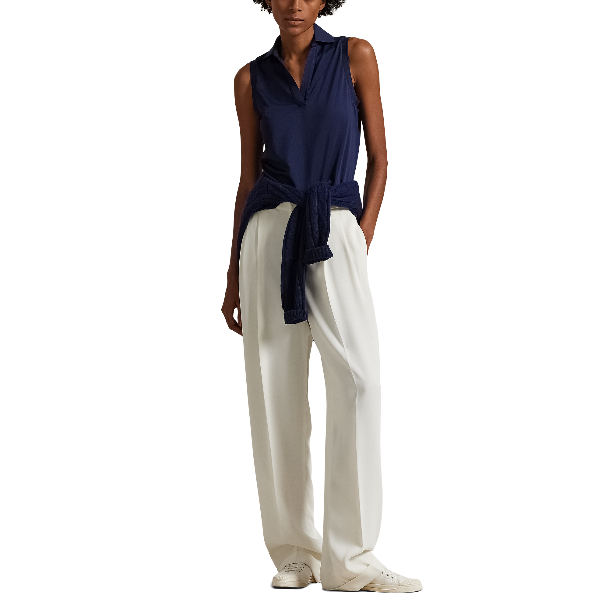 Tailored Fit Women's Sleeveless Golf Polo Shirt