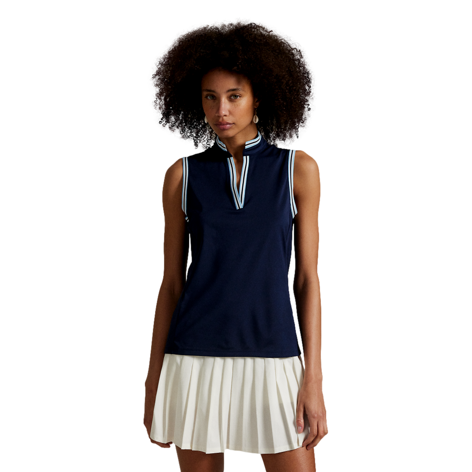 Tailored Fit Pique Polo Sleeveless Shirt