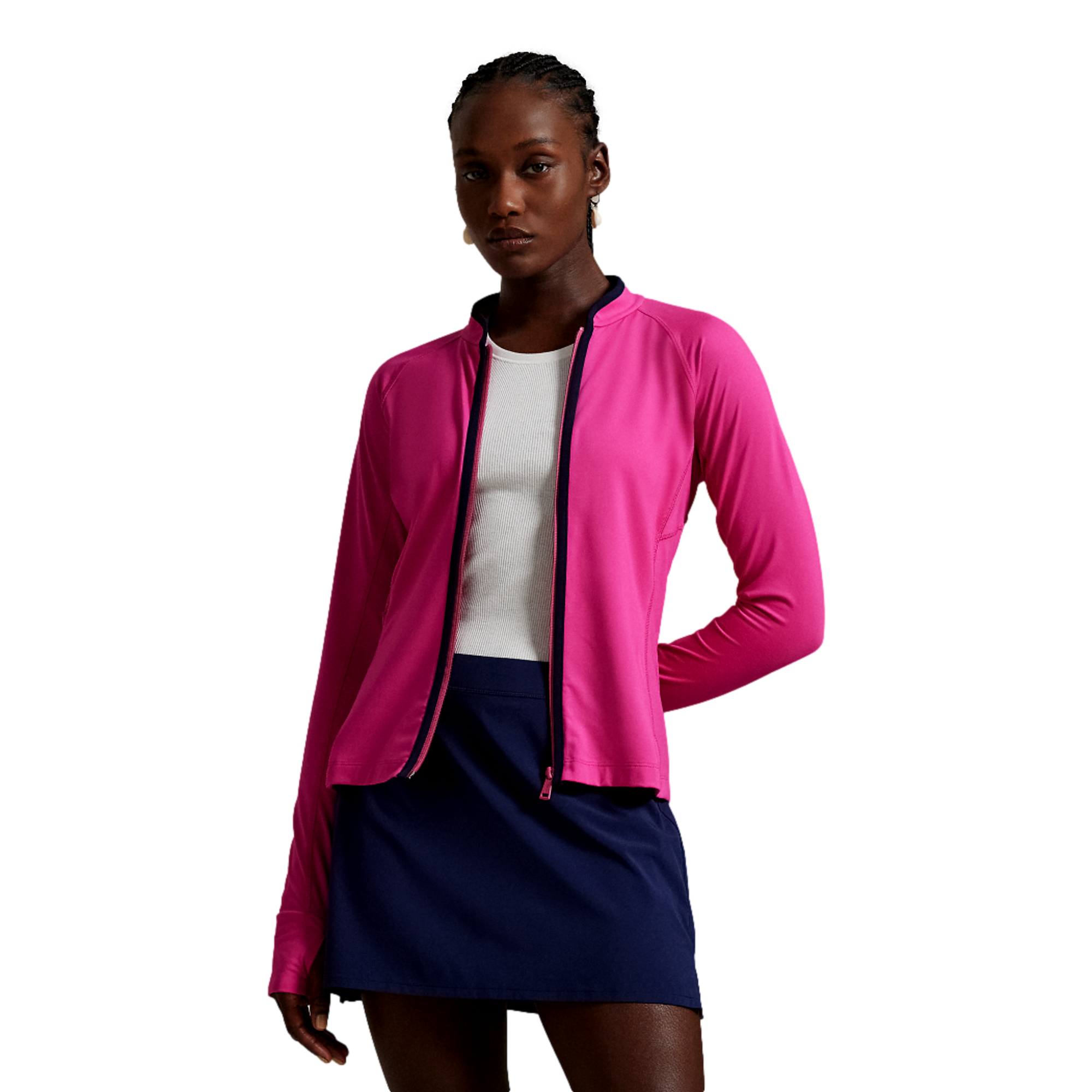 Women's Stretch Jersey Full Zip Jacket