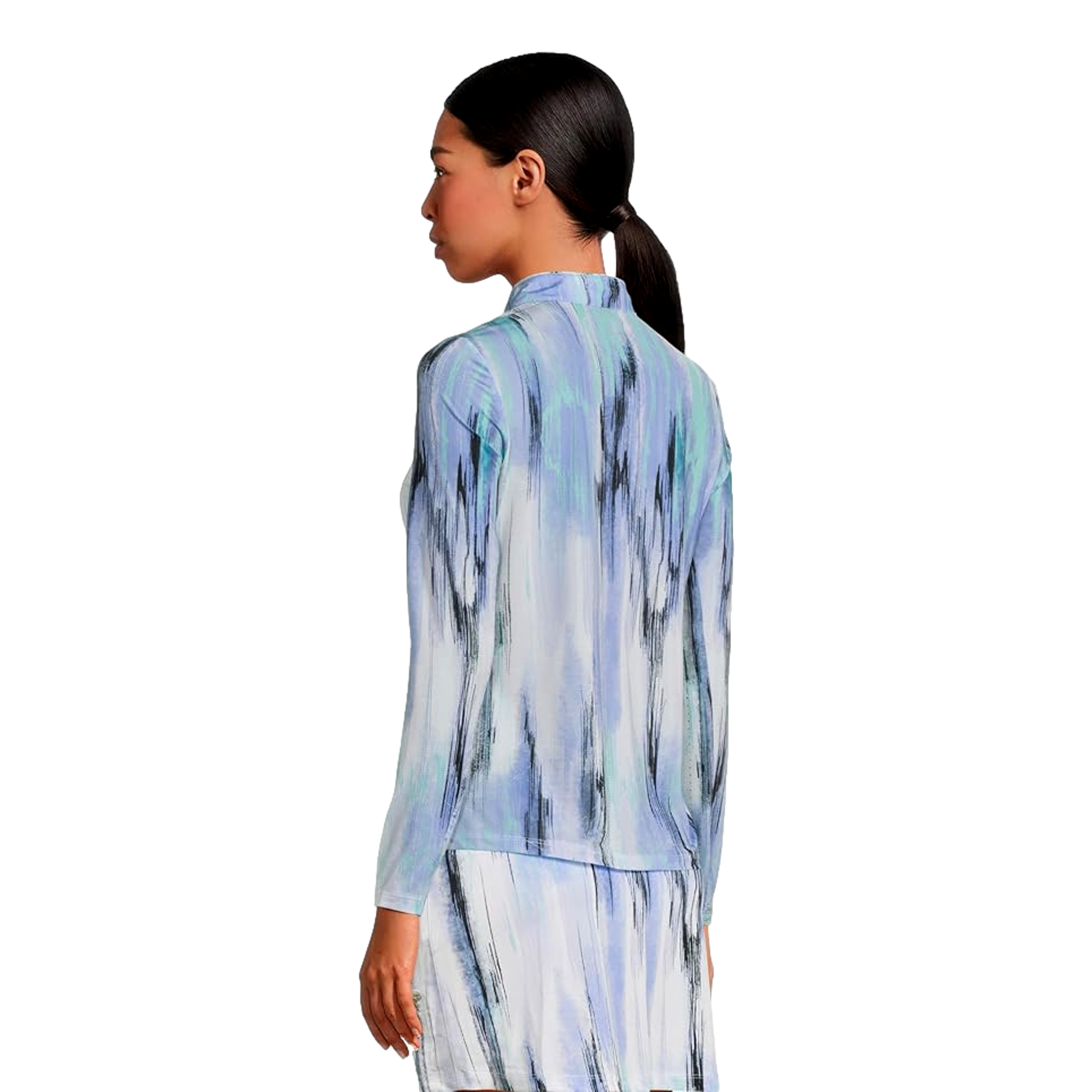 Women's Sunsense Matrix Print Quarter Zip