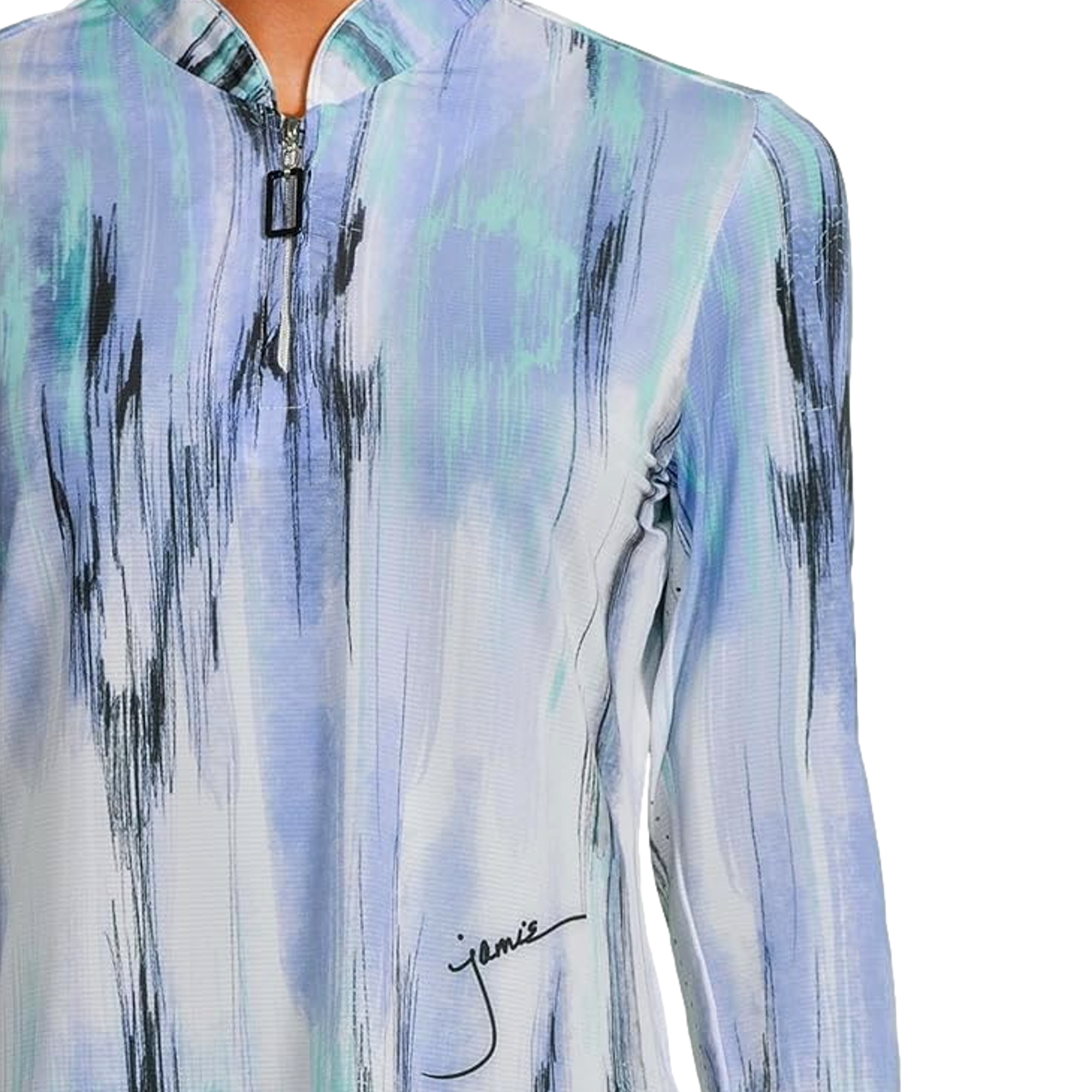 Women's Sunsense Matrix Print Quarter Zip
