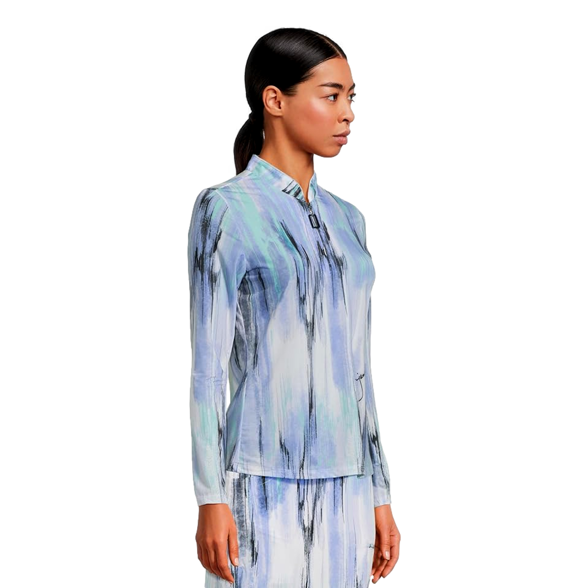 Women's Sunsense Matrix Print Quarter Zip