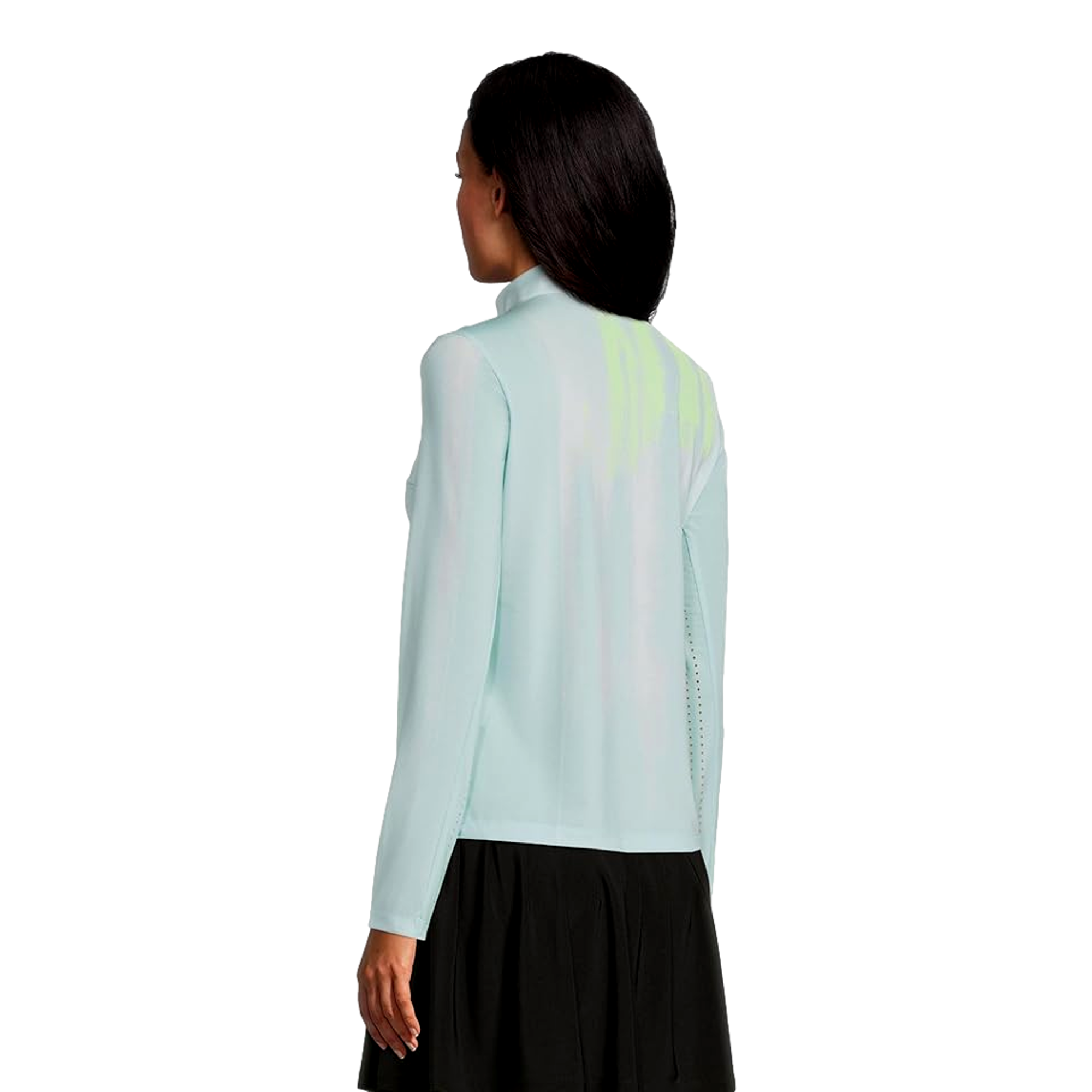 Sunsense Kinetic Print Women's Golf Quarter Zip