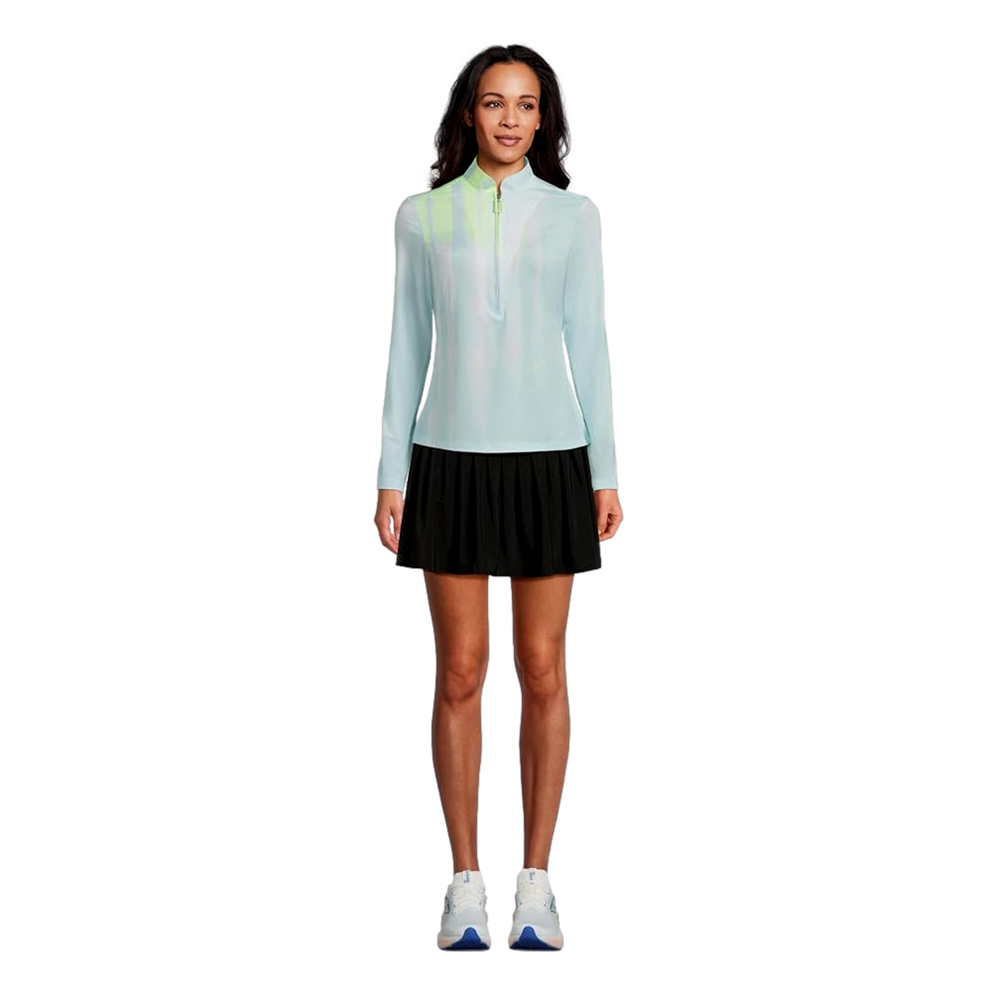 Sunsense Kinetic Print Women's Golf Quarter Zip