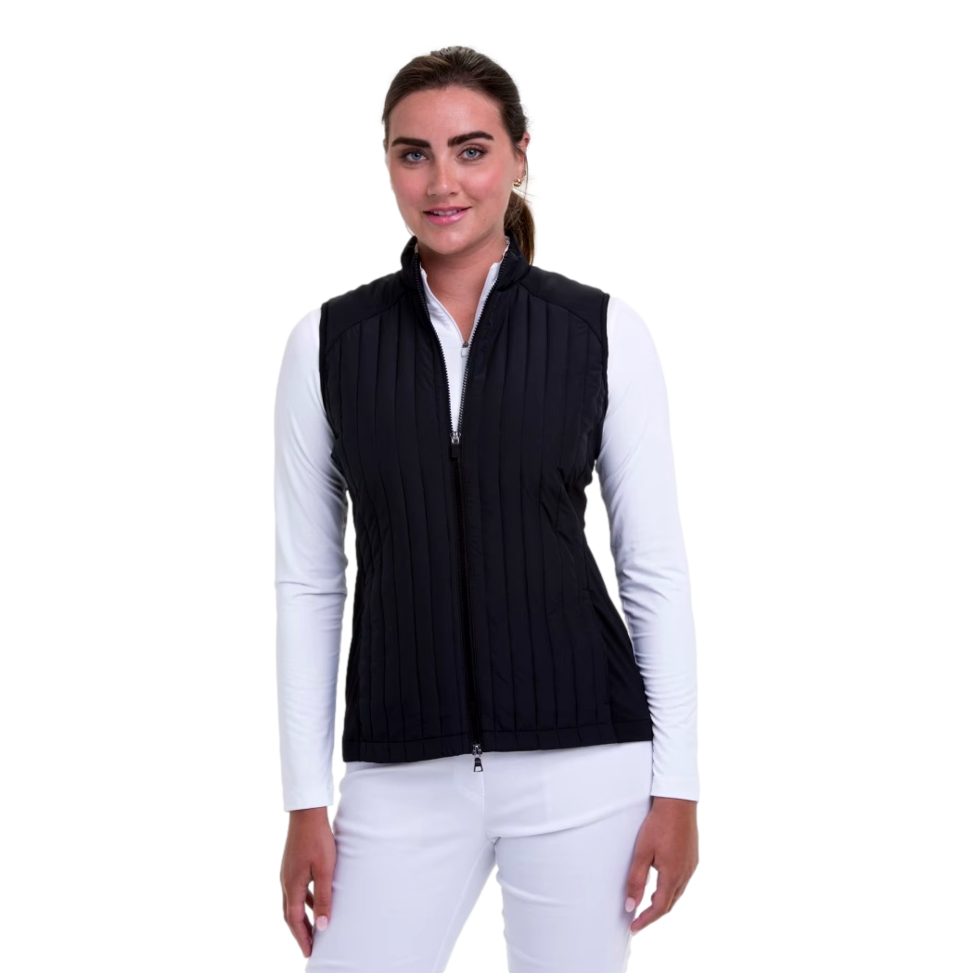 Women's Vertical Quilted Vest