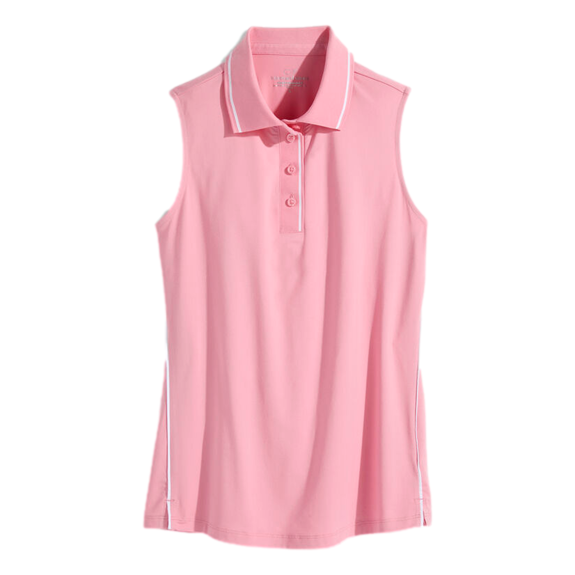 Solid Sleeveless Polo