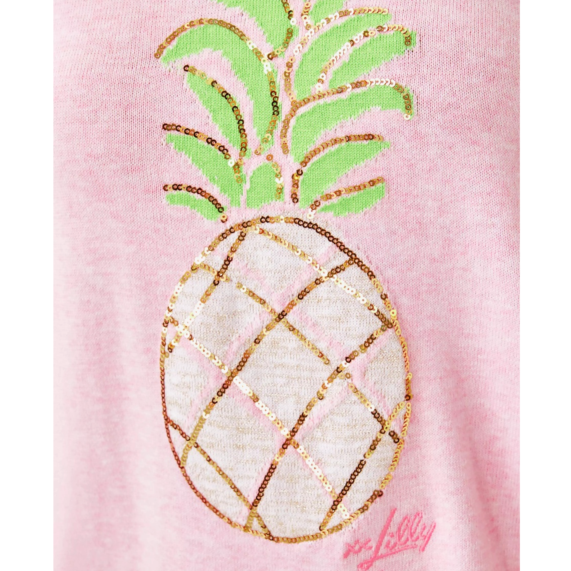 Tensley Pineapple Long Sleeve Sweater