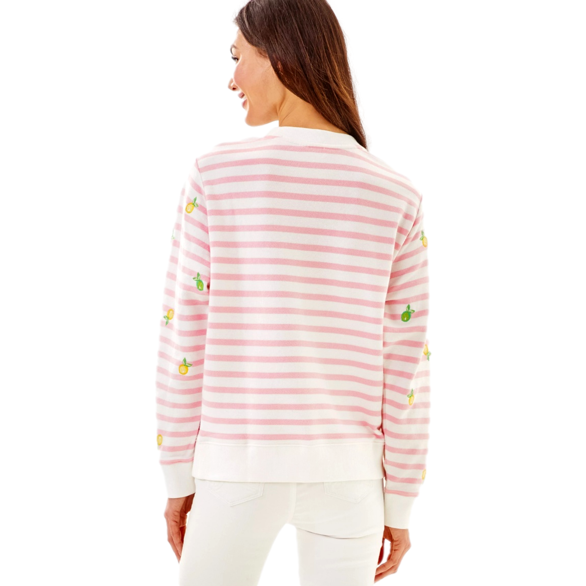 Ballad Stripe Women's Golf Sweater