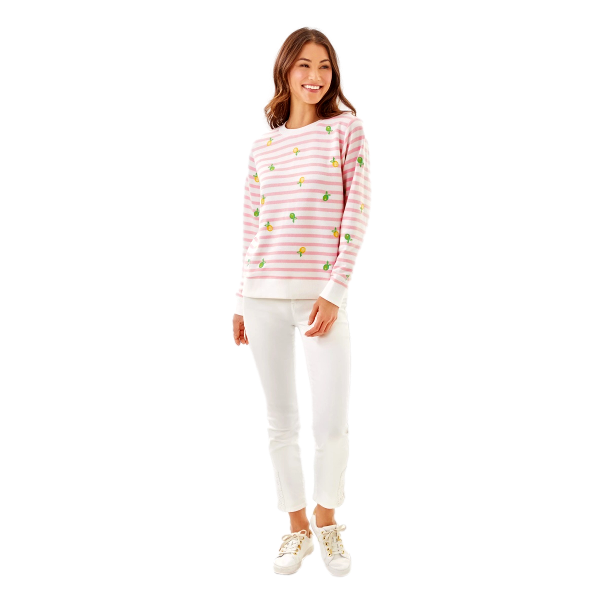 Ballad Stripe Women's Golf Sweater