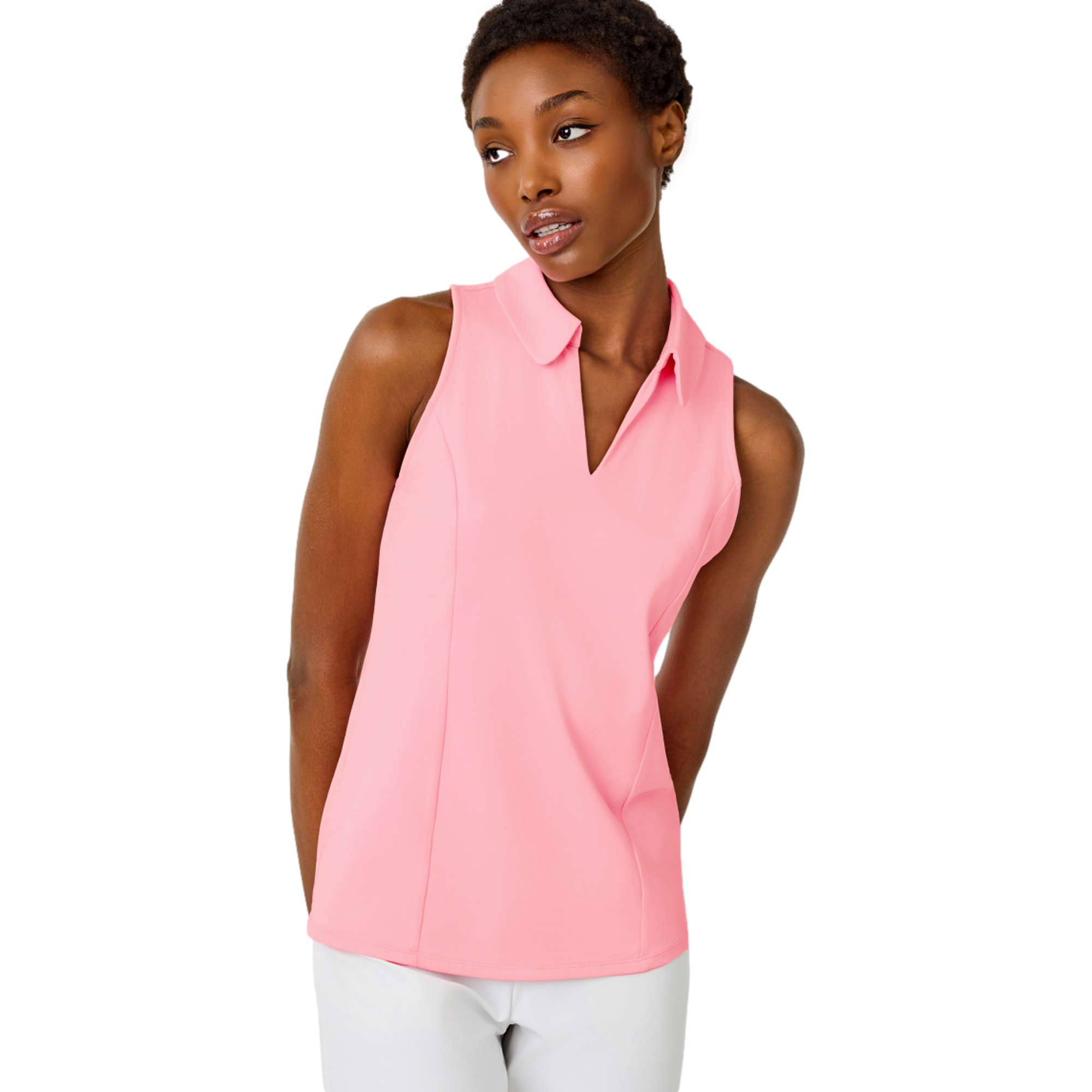 Martina Women's Sleeveless Golf Polo Shirt