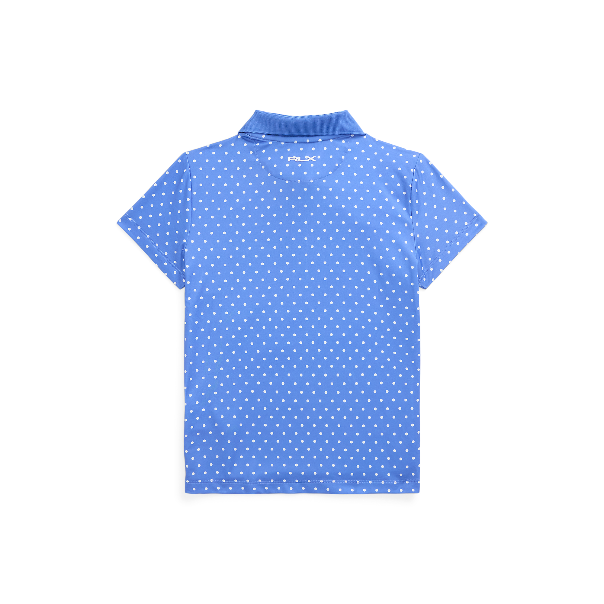 Girl's Polka Dot Airflow Short Sleeve Golf Polo Shirt