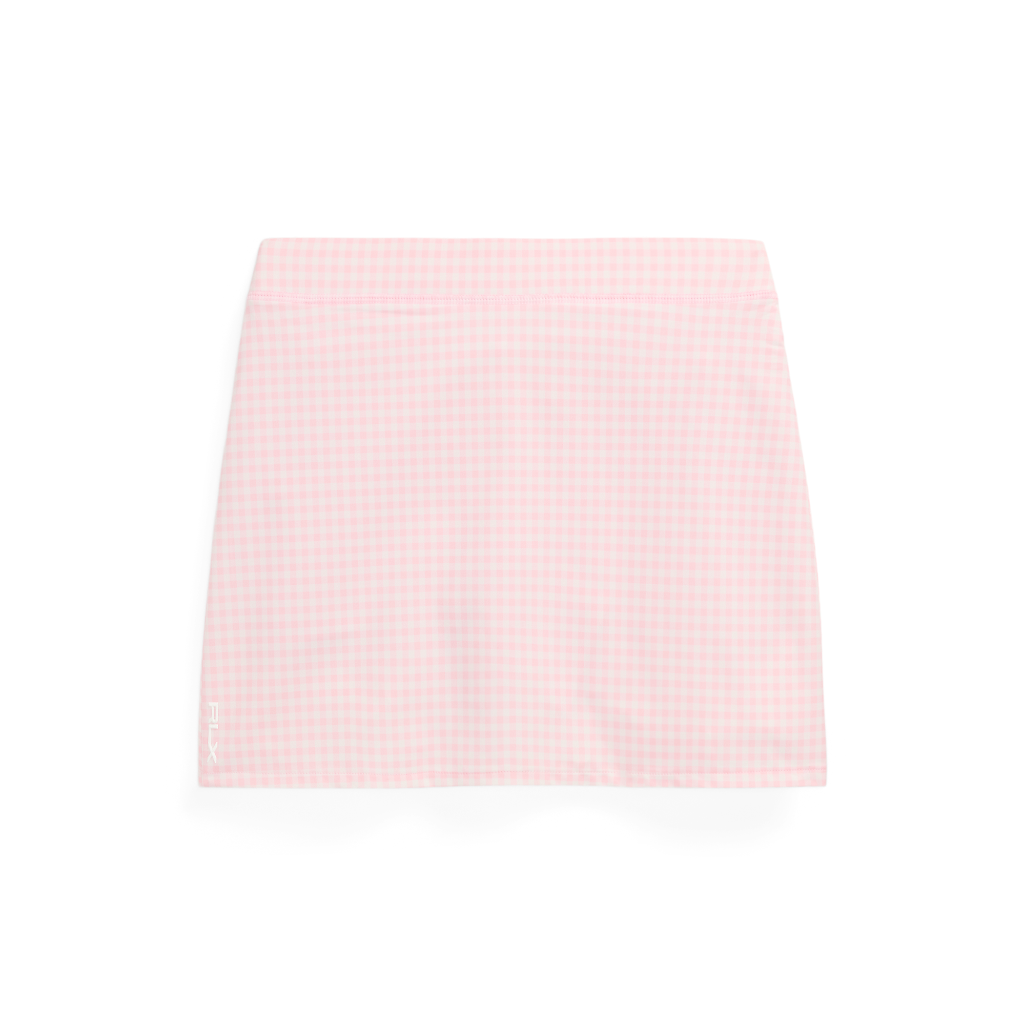 Girl's Aim Gingham Back Pleat Golf Skort