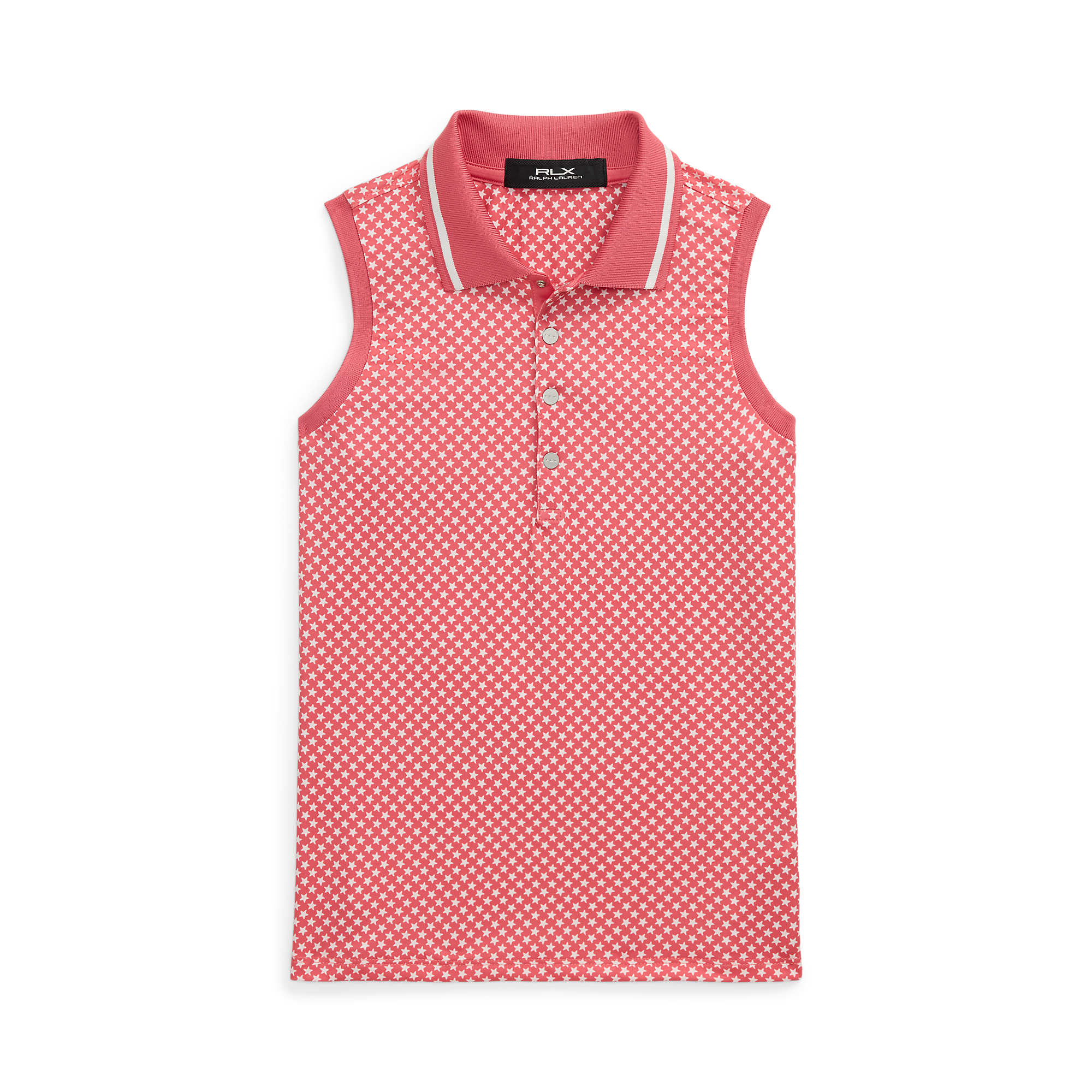 Girl's Stars Airflow Sleeveless Golf Polo Shirt