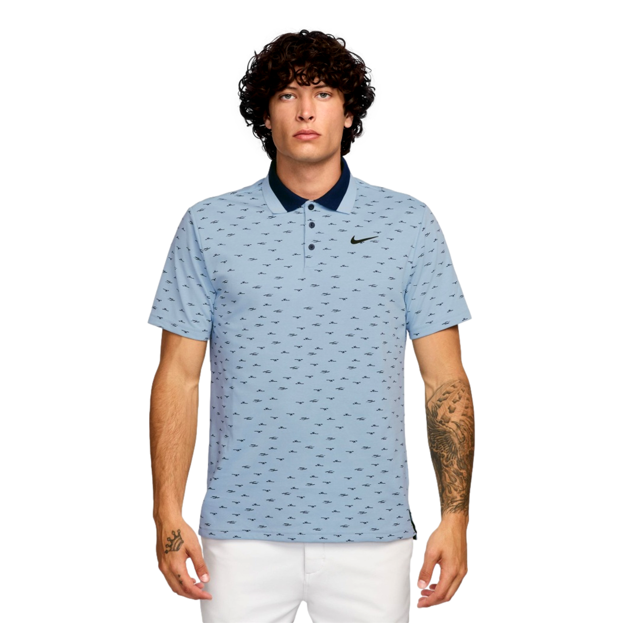 Nike Dri-FIt Tour Micro Print Men's Golf Polo