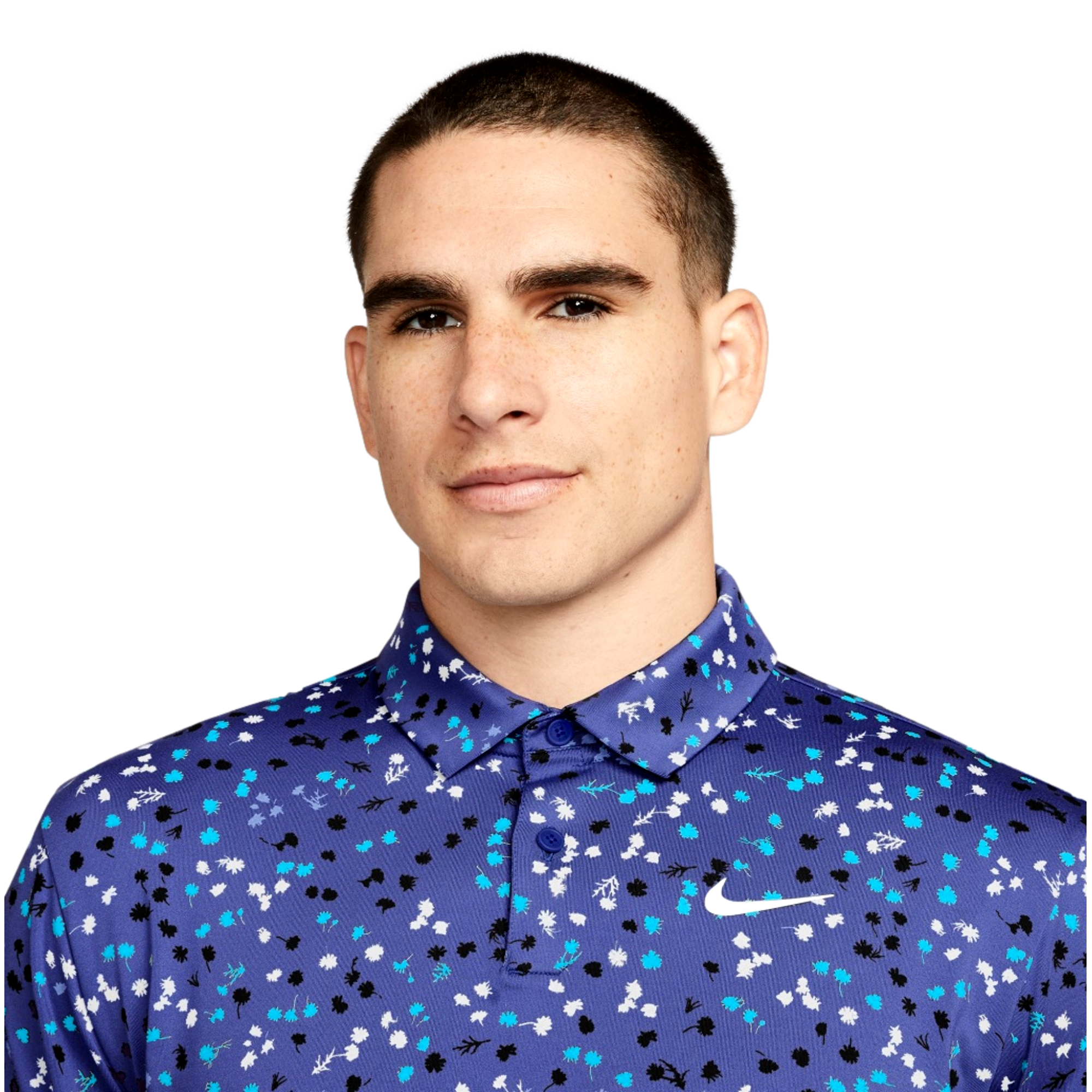 Dri-FIt Tour Micro Floral Men's Short Sleeve Golf Polo Shirt