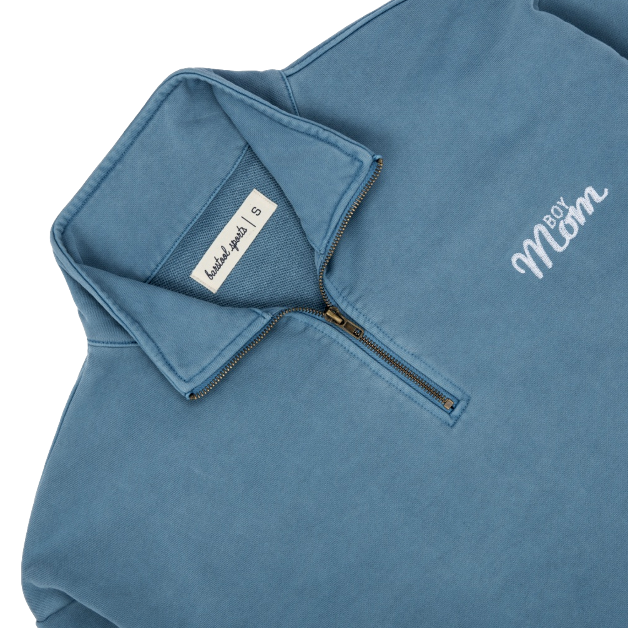 Oversized Boy Mom Quarter Zip