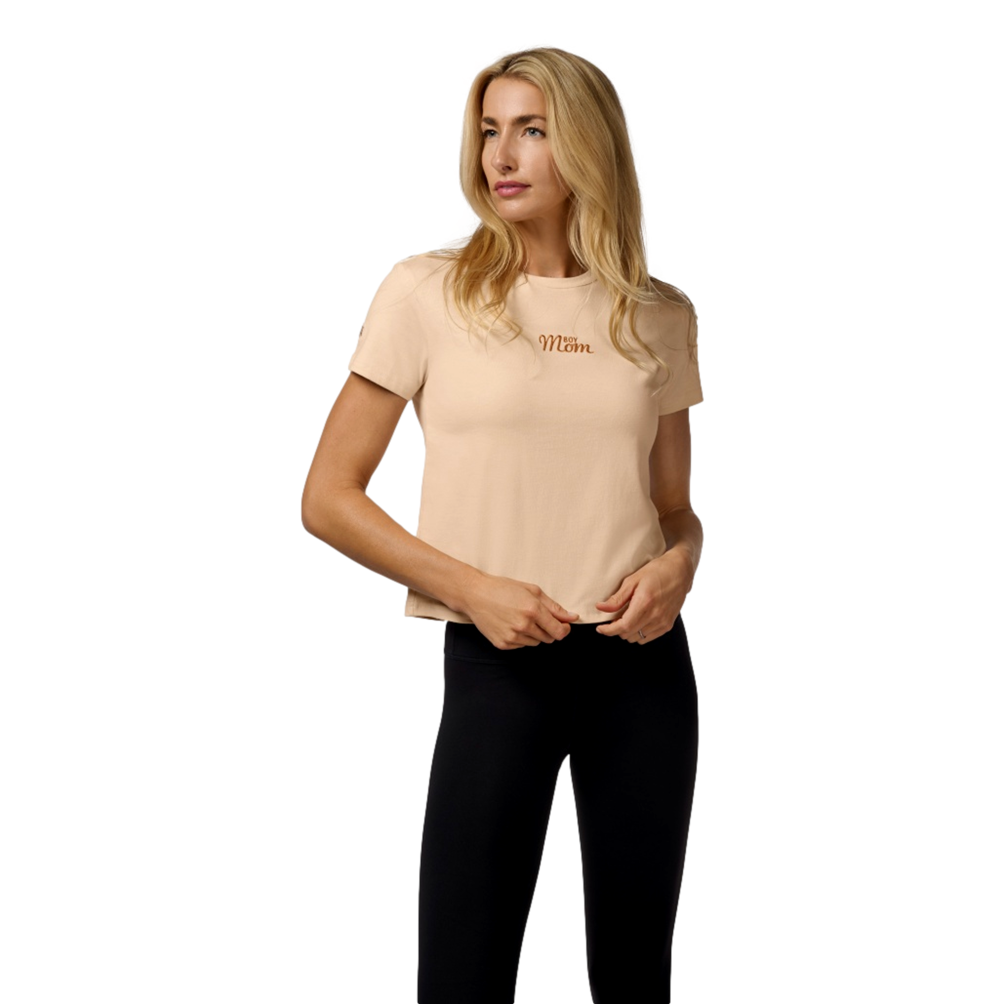 Cropped Boy Mom Short Sleeve Tee