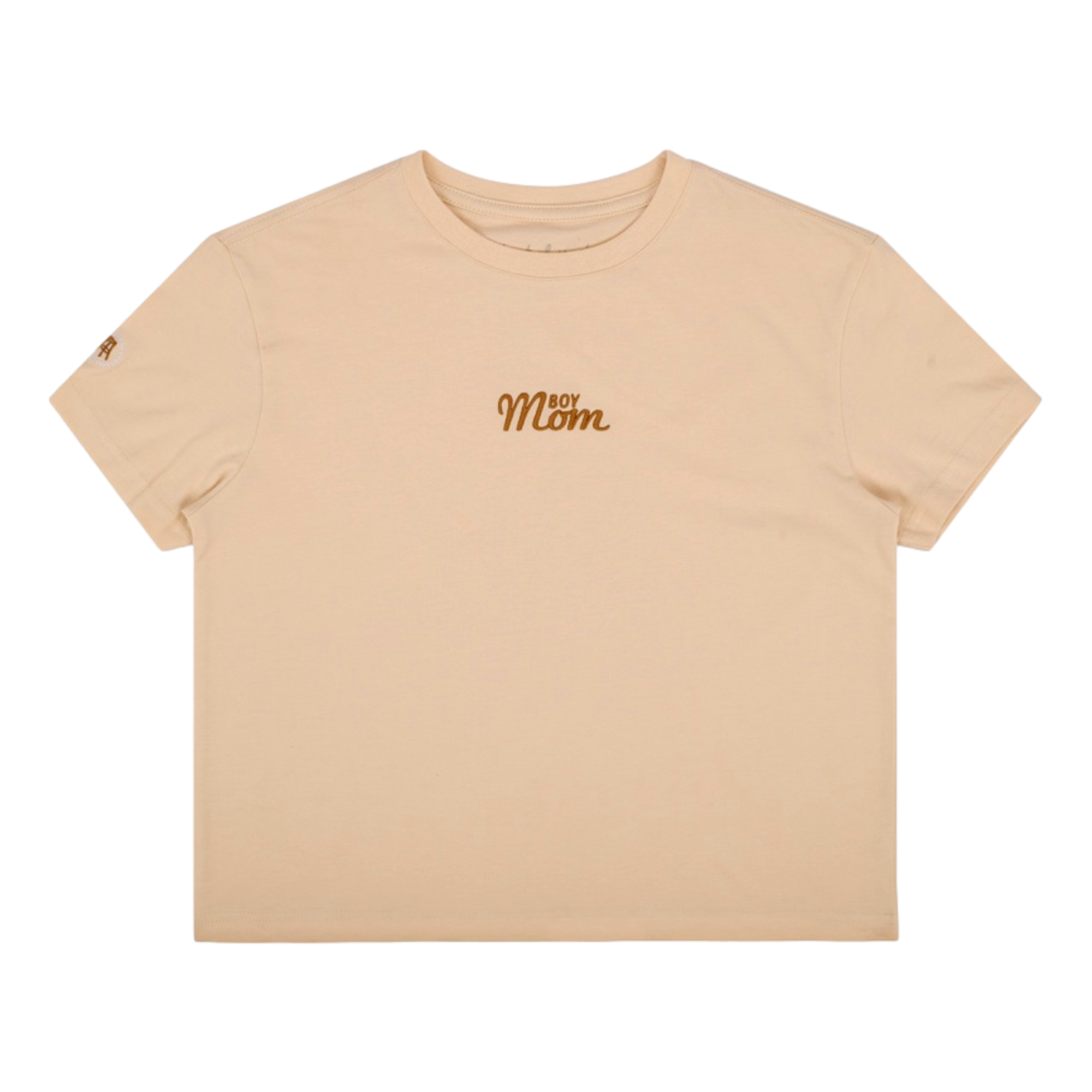 Cropped Boy Mom Short Sleeve Tee