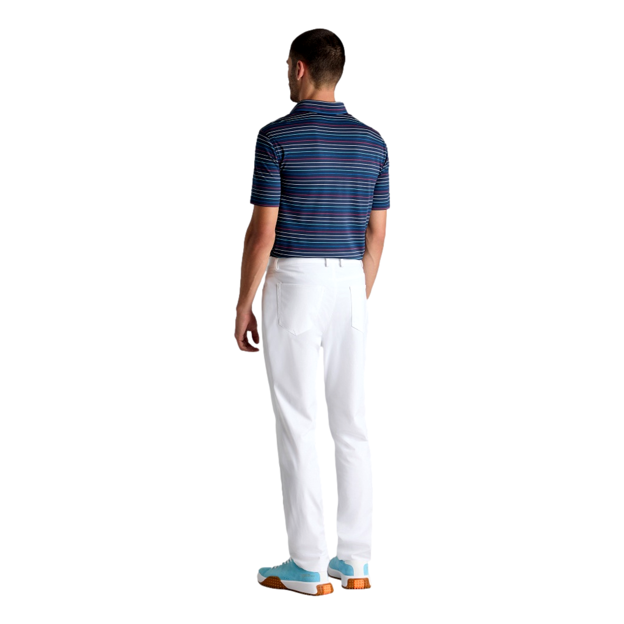 SP25D2: Multi Stripe Tech Pique Polo