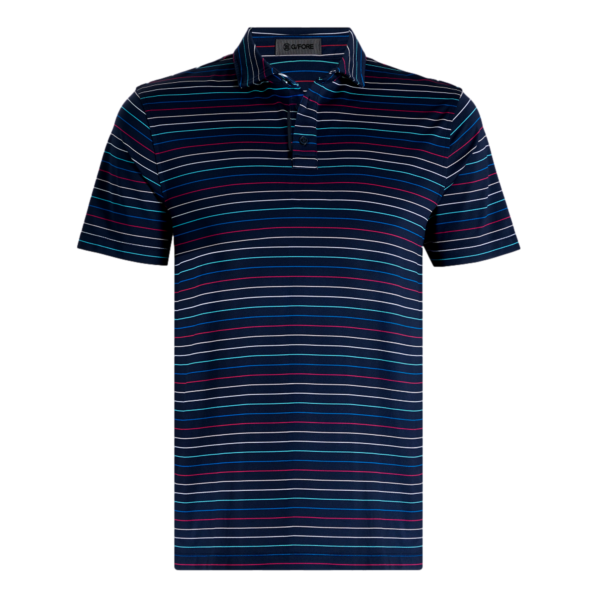 SP25D2: Multi Stripe Tech Pique Polo