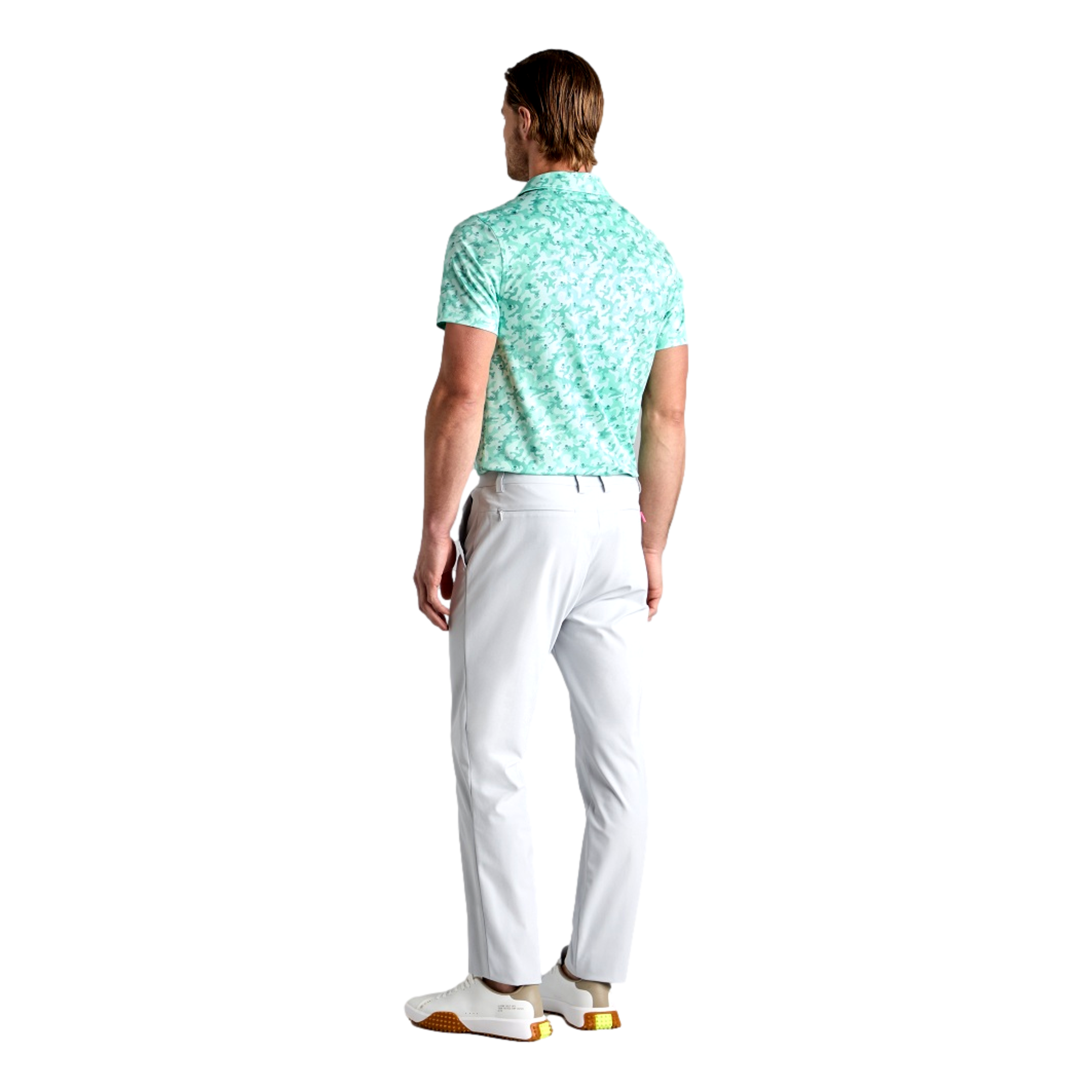 Mapped Icon Camo Jersey Men's Golf Polo Shirt
