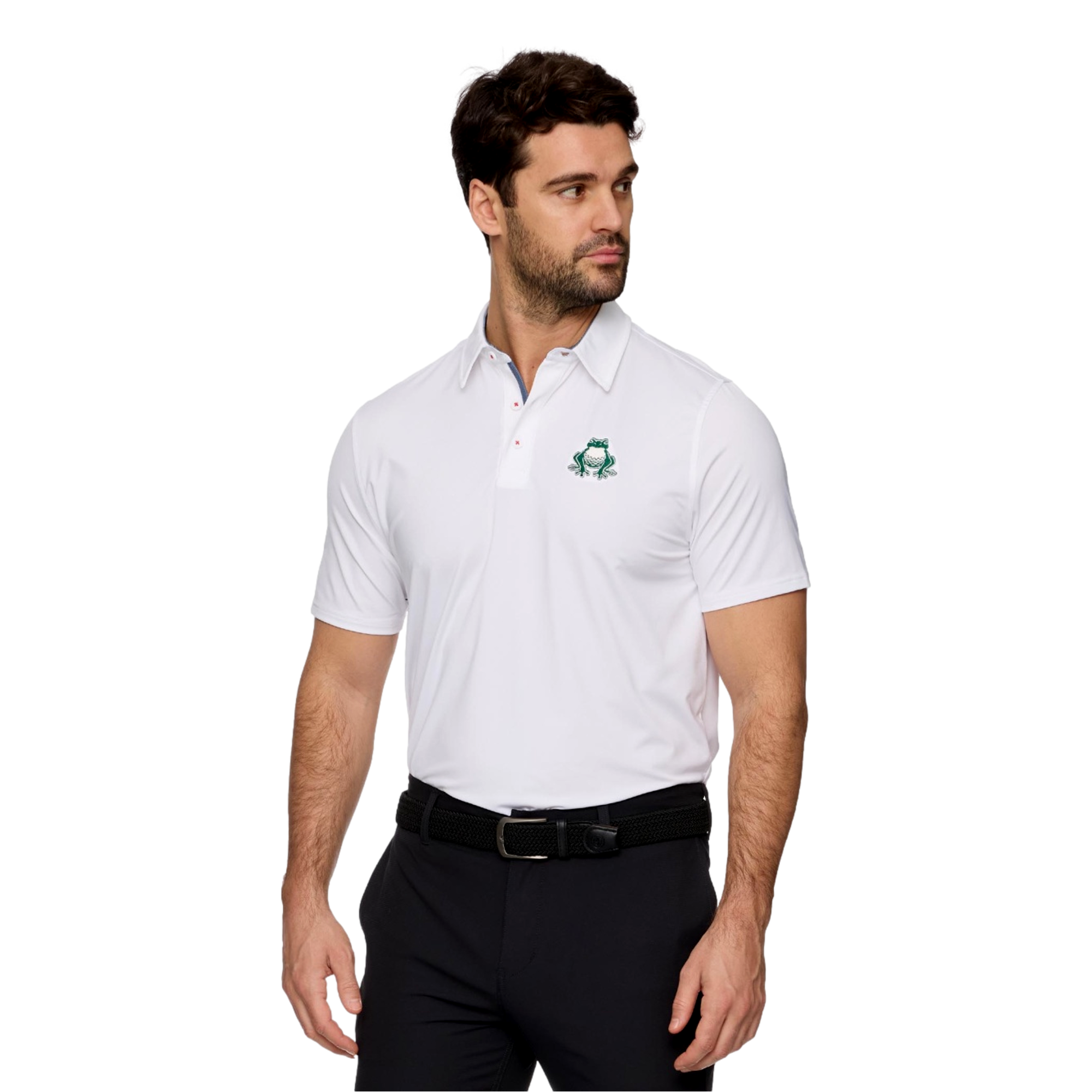 Boston Common Golf Solid Frog Polo Shirt