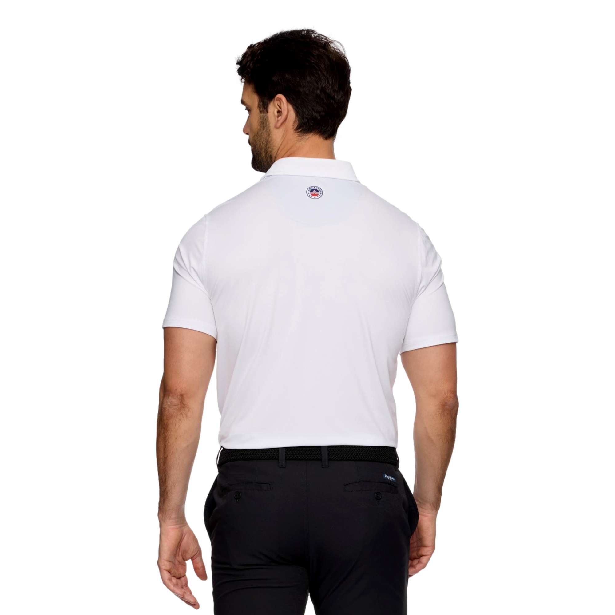 Boston Common Solid Frog Men's Short Sleeve Golf Polo Shirt