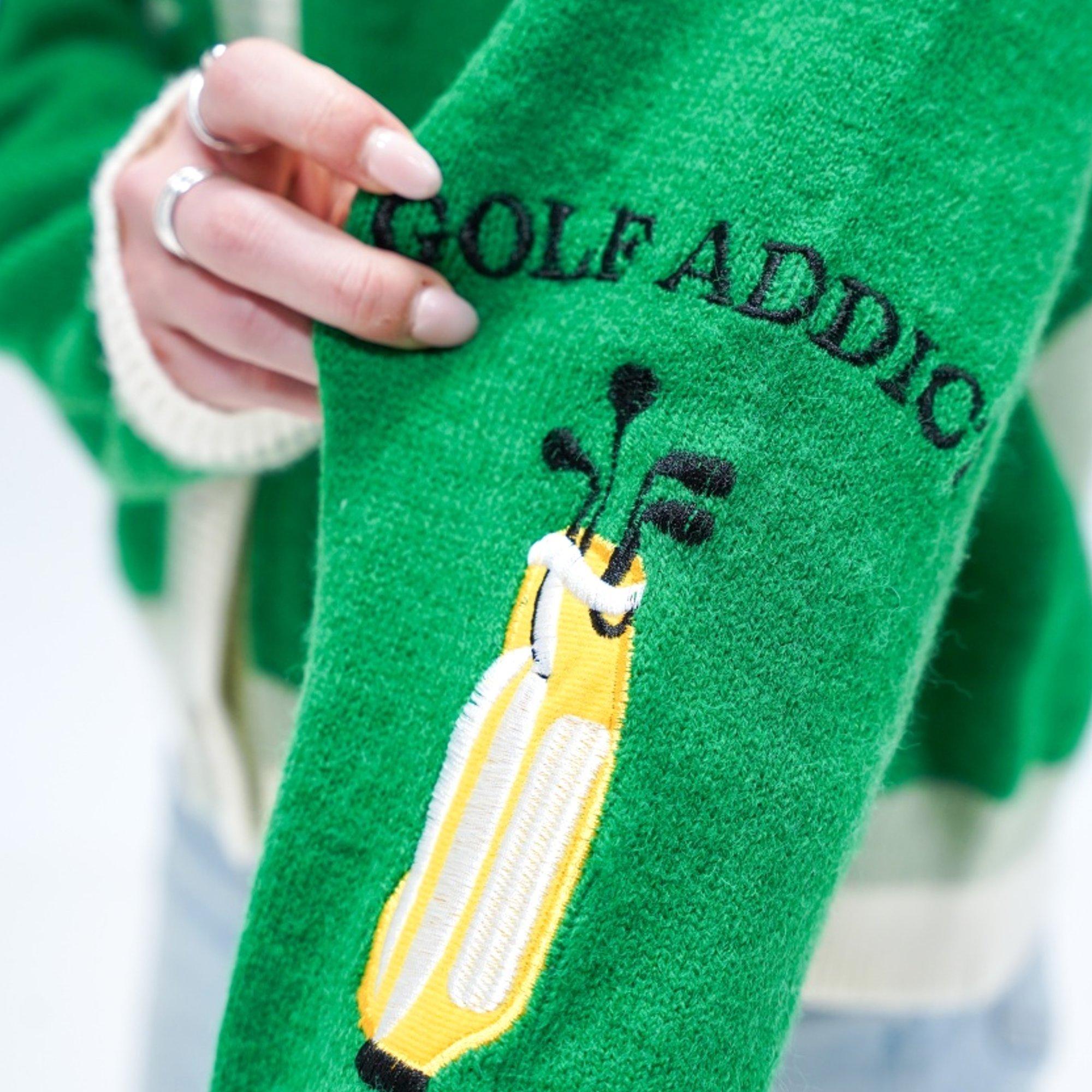 Women's Par Tee Patch Golf Long Sleeve Cardigan
