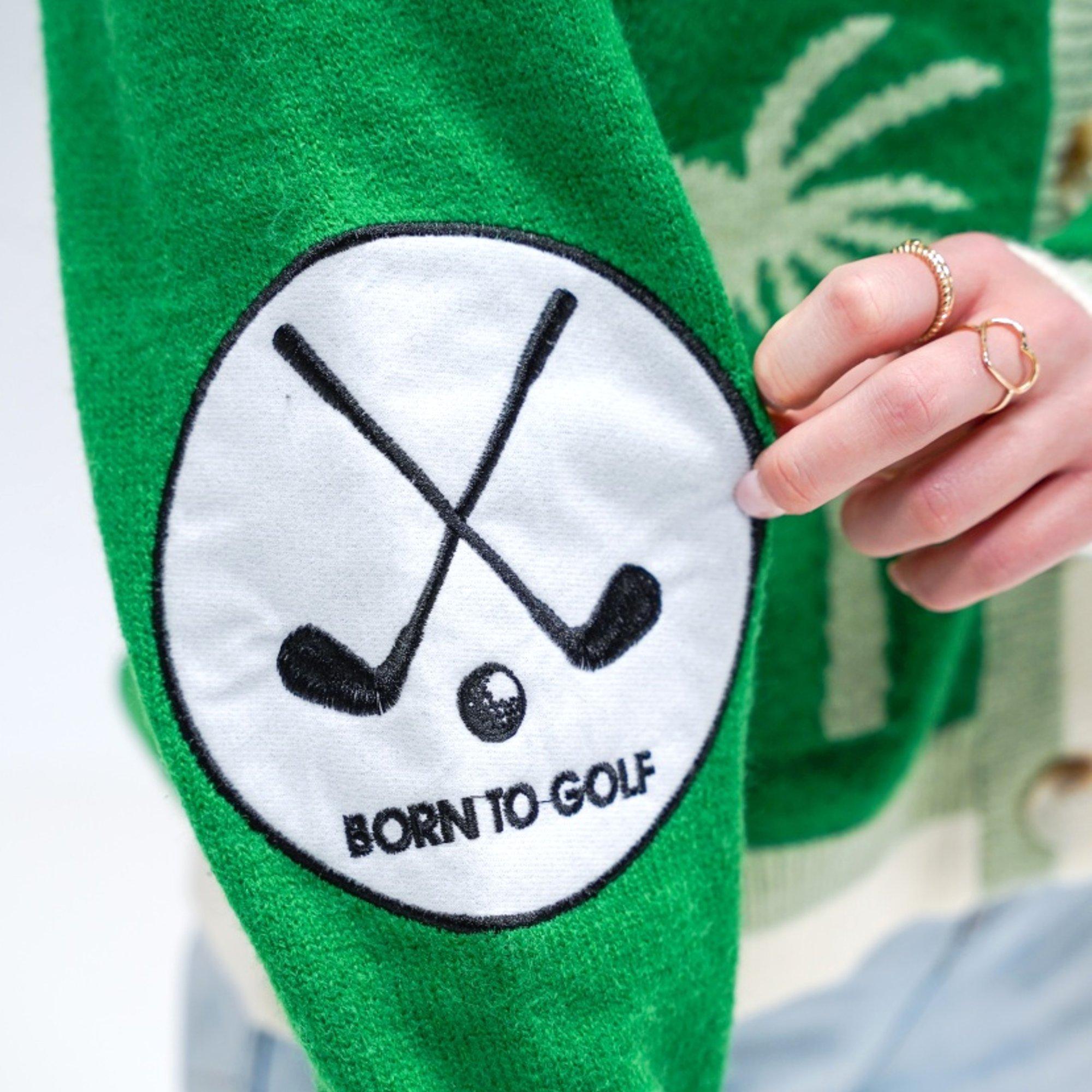 Women's Par Tee Patch Golf Long Sleeve Cardigan