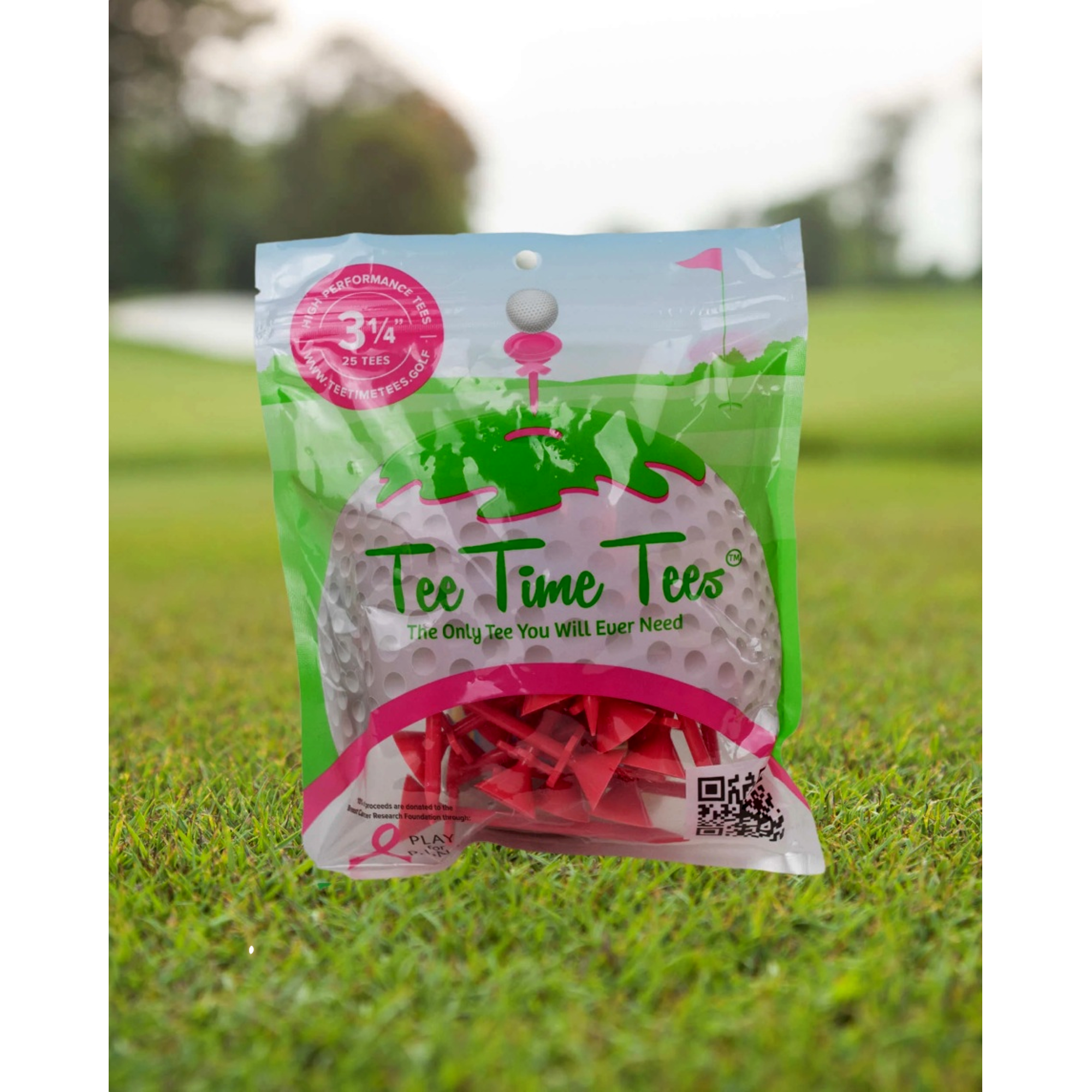 The 'X' Style Golf Tees - Pink