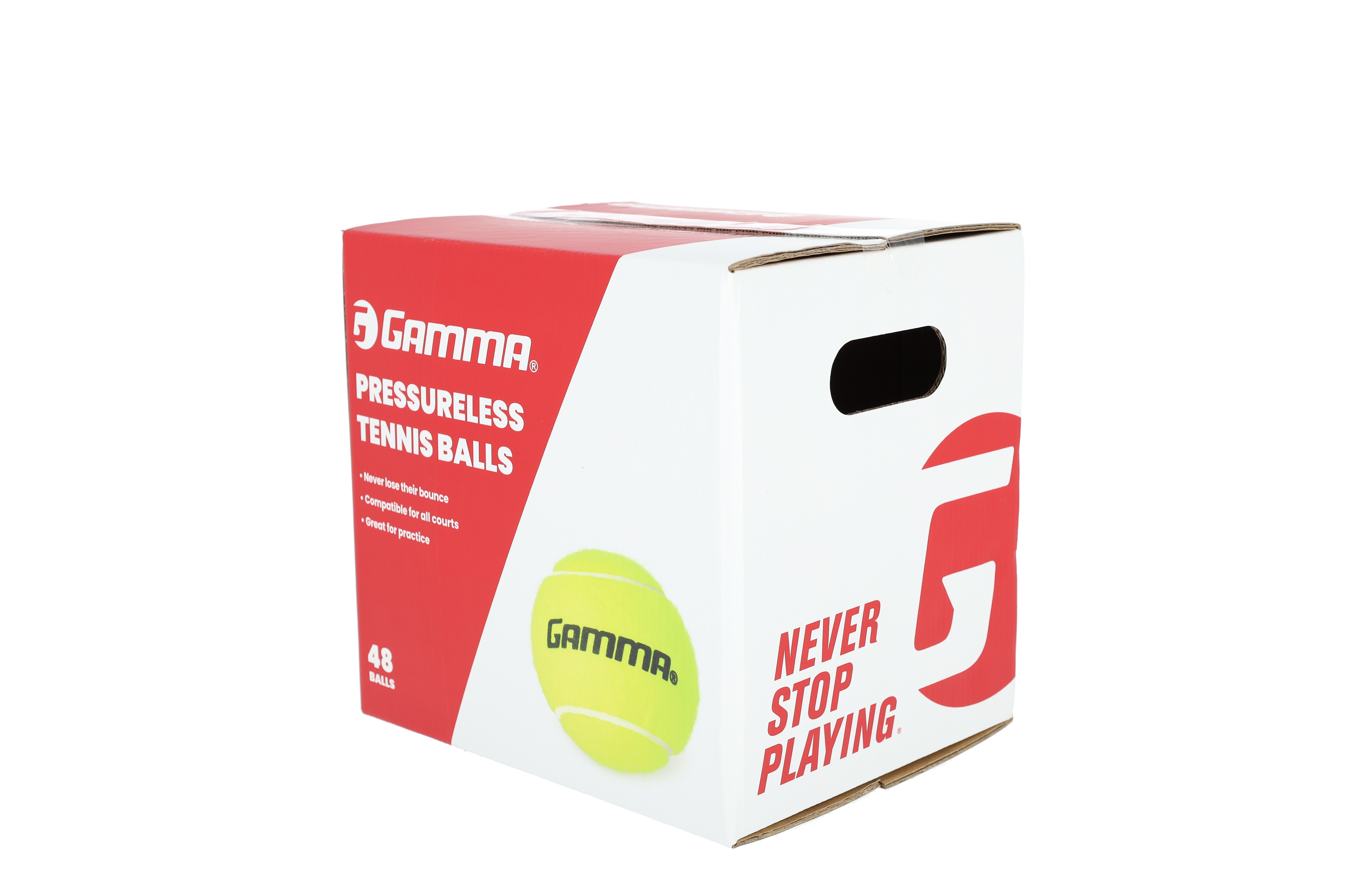 Box of 48 Pressureless Tennis Balls