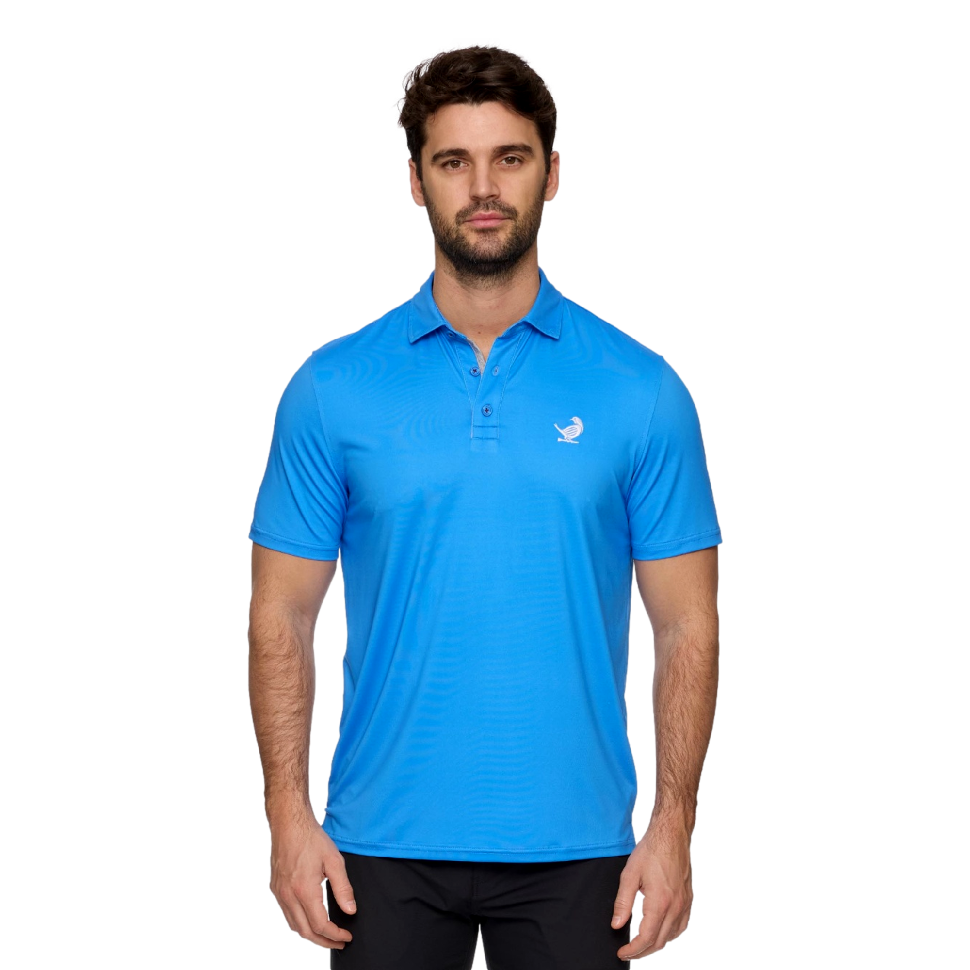 New York Club Pinehurst Solid Men's Short Sleeve Golf Polo Shirt
