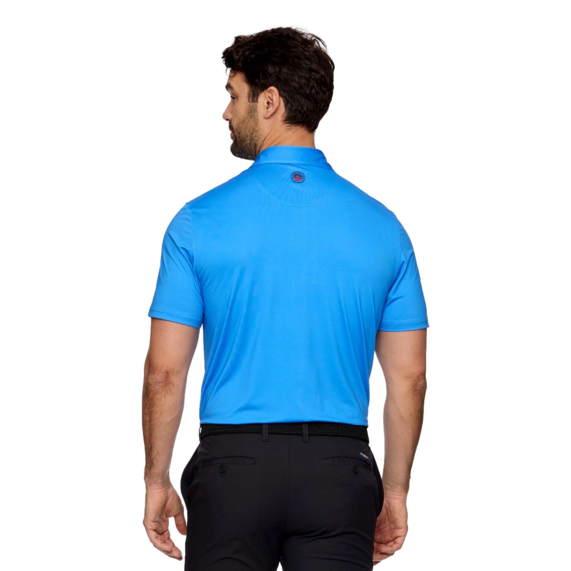 New York Club Pinehurst Solid Men's Short Sleeve Golf Polo Shirt