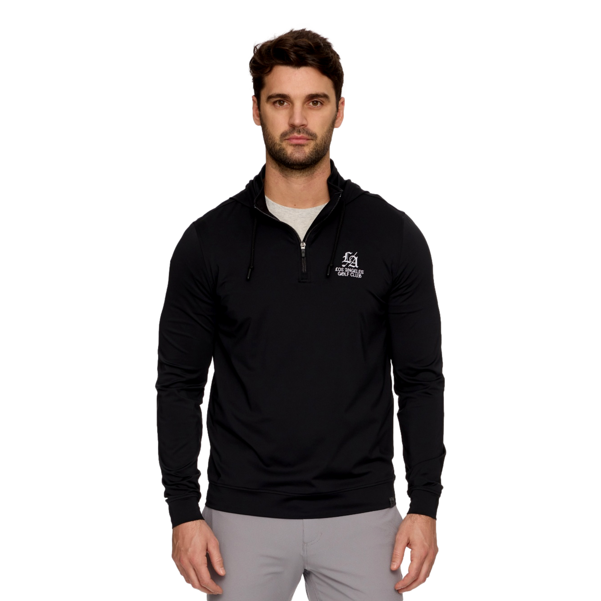Los Angeles Golf Club Hooded Men's Quarter Zip