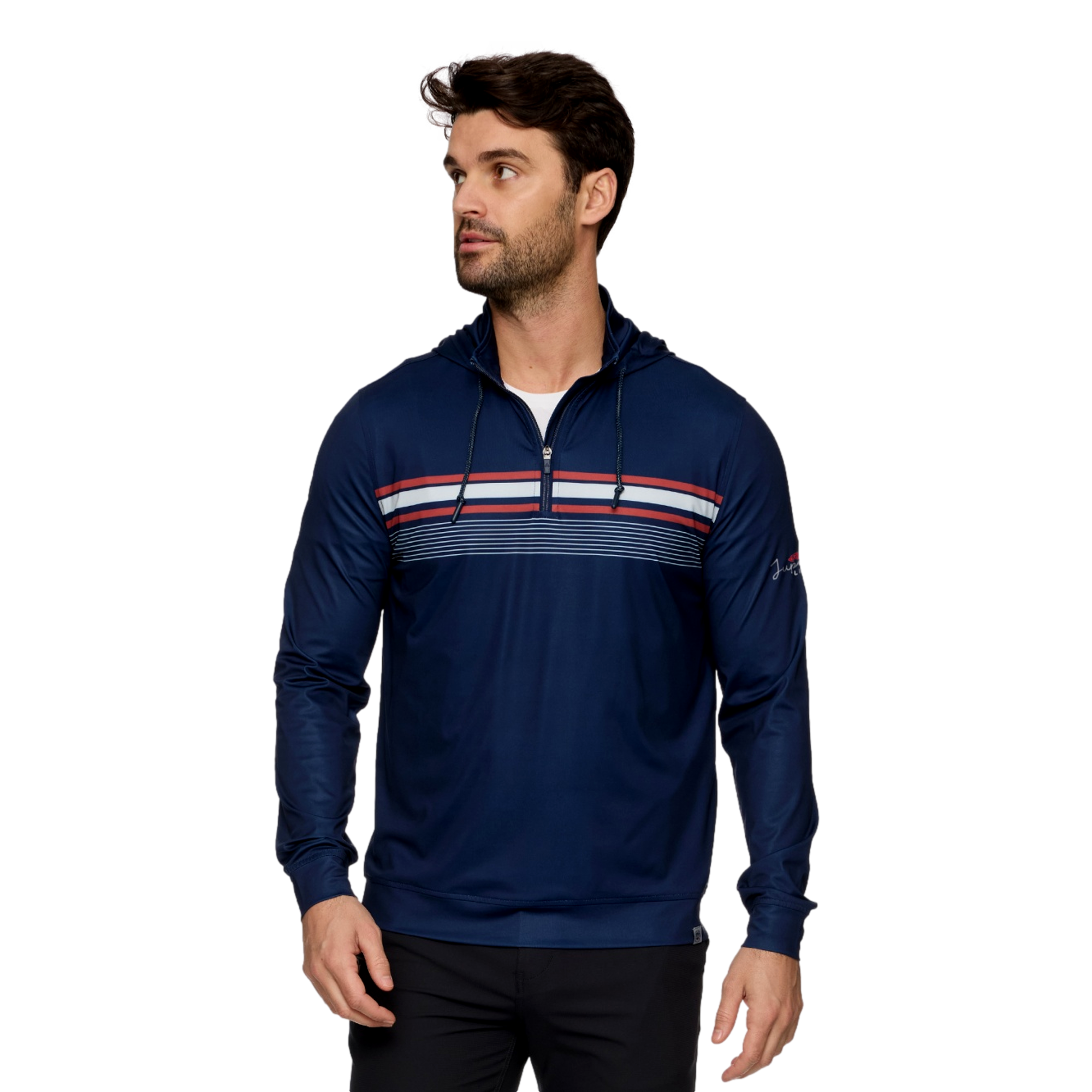 Jupiter Links GC Hooded Quarter Zip